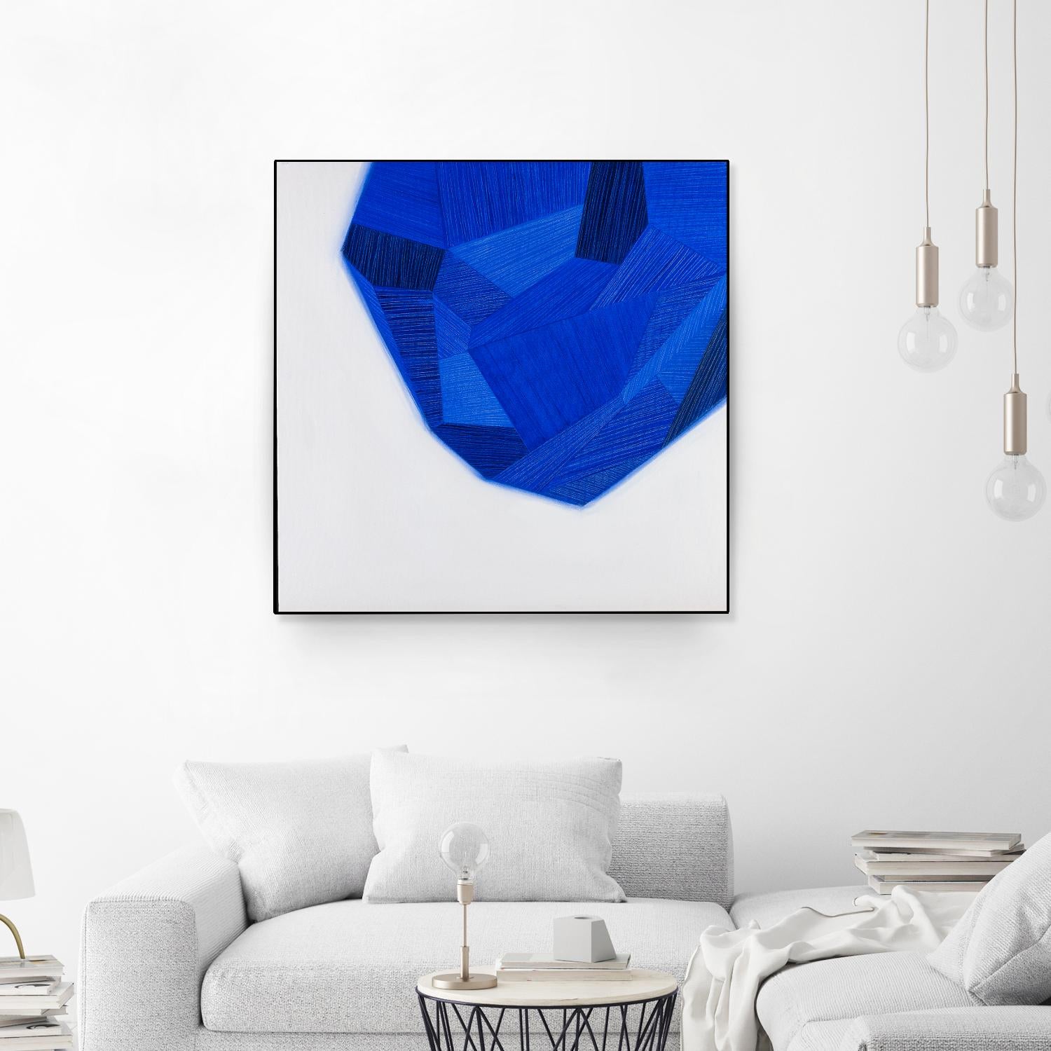 FACETS 1 by Marvin on GIANT ART - blue abstract