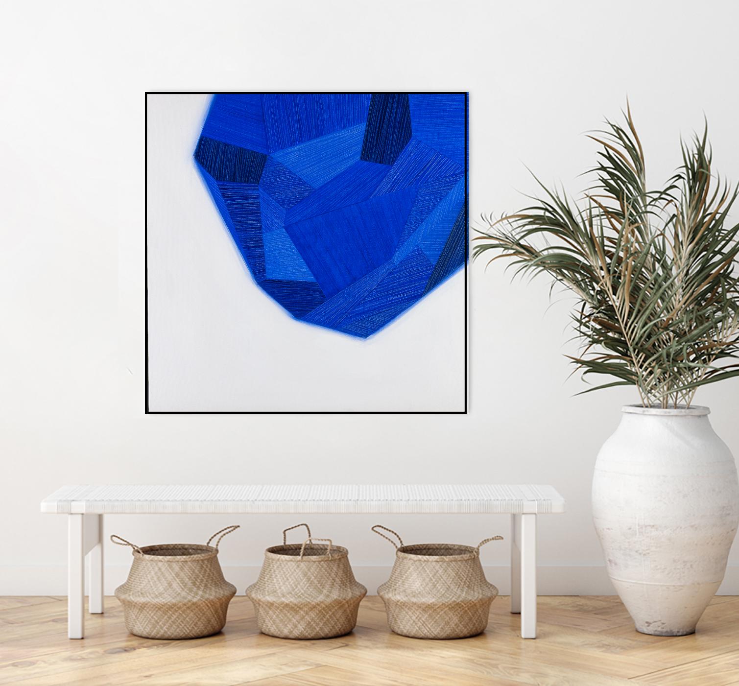 FACETS 1 by Marvin on GIANT ART - blue abstract