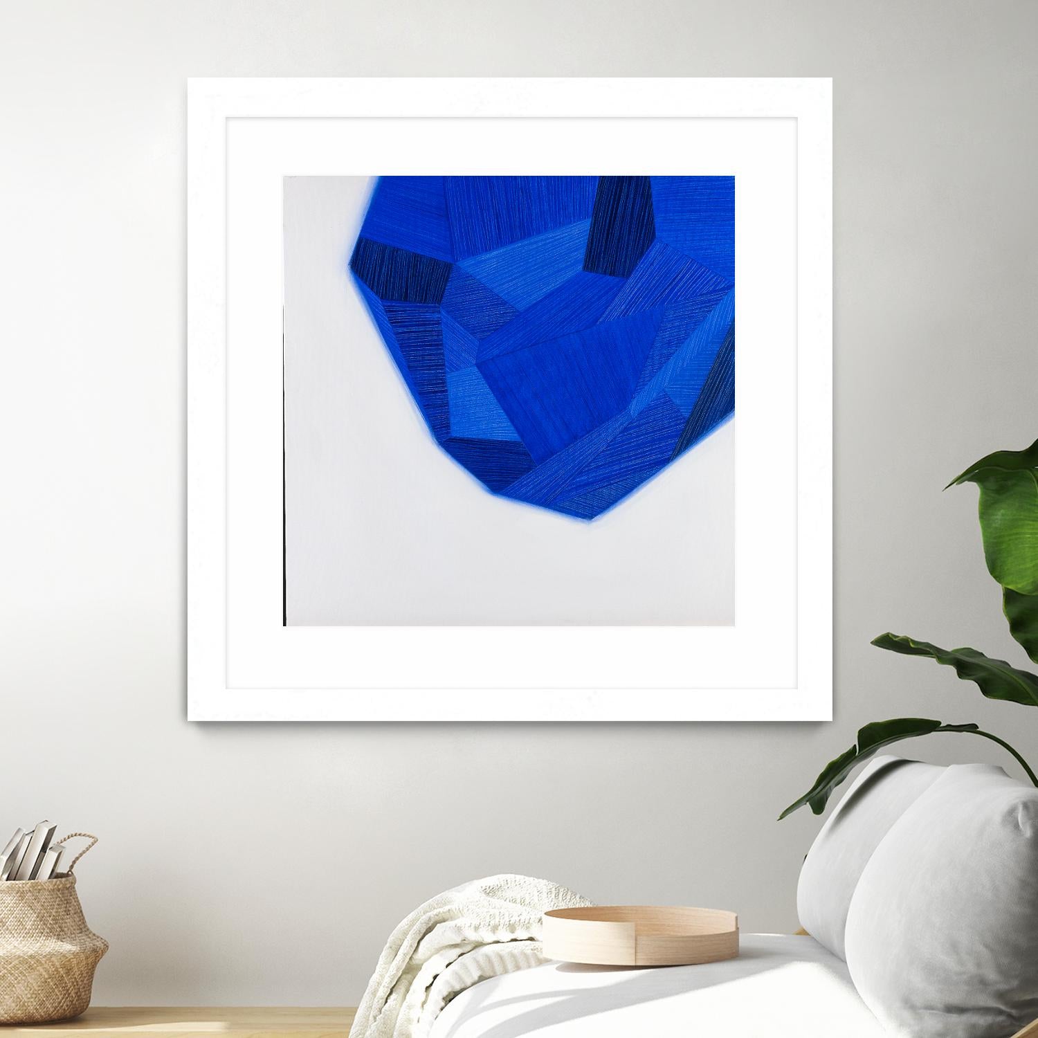 FACETS 1 by Marvin on GIANT ART - blue abstract