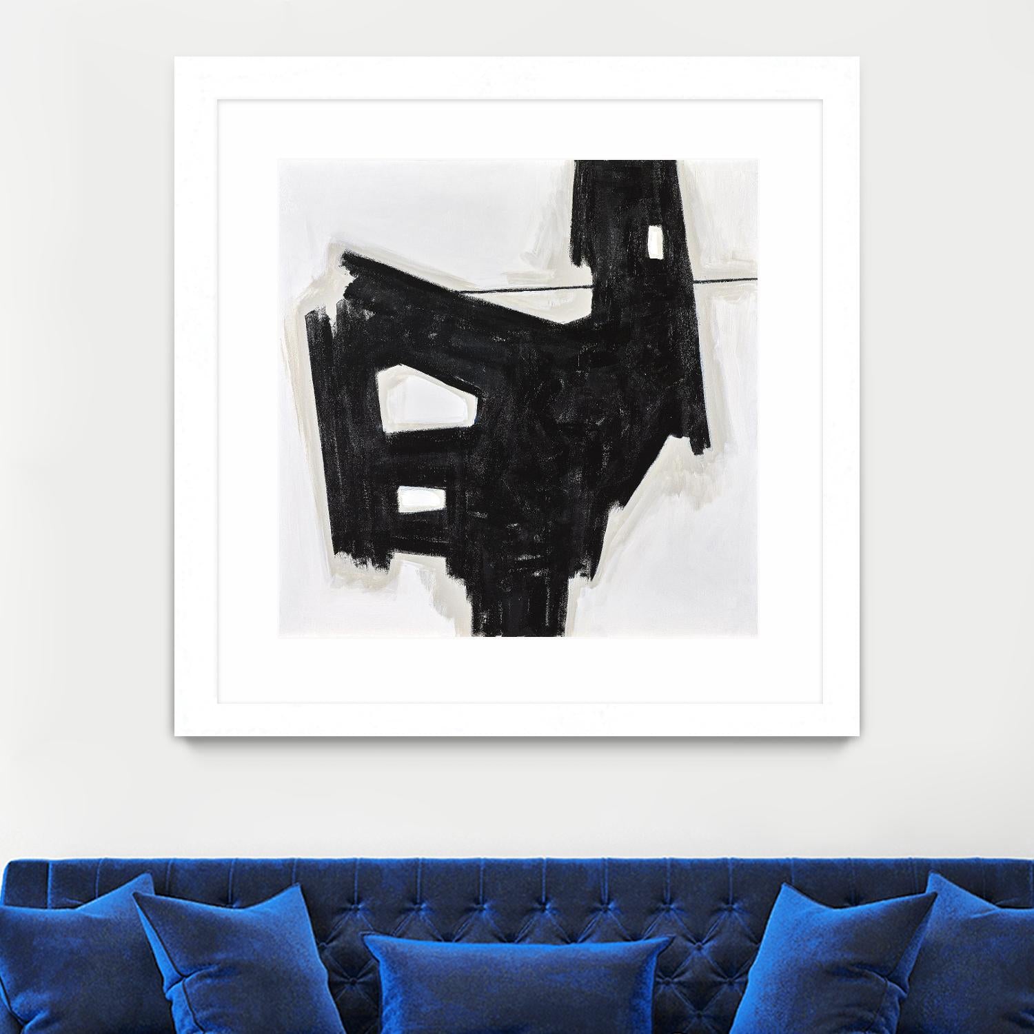 LUPO by Marvin on GIANT ART - black abstract