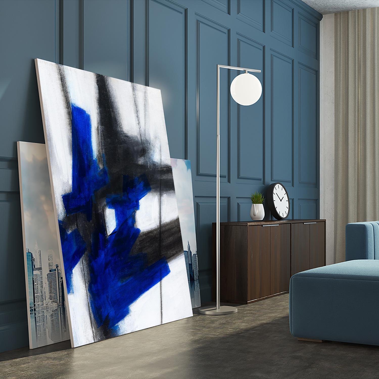 KIND OF BLUE by Marvin on GIANT ART - blue abstract