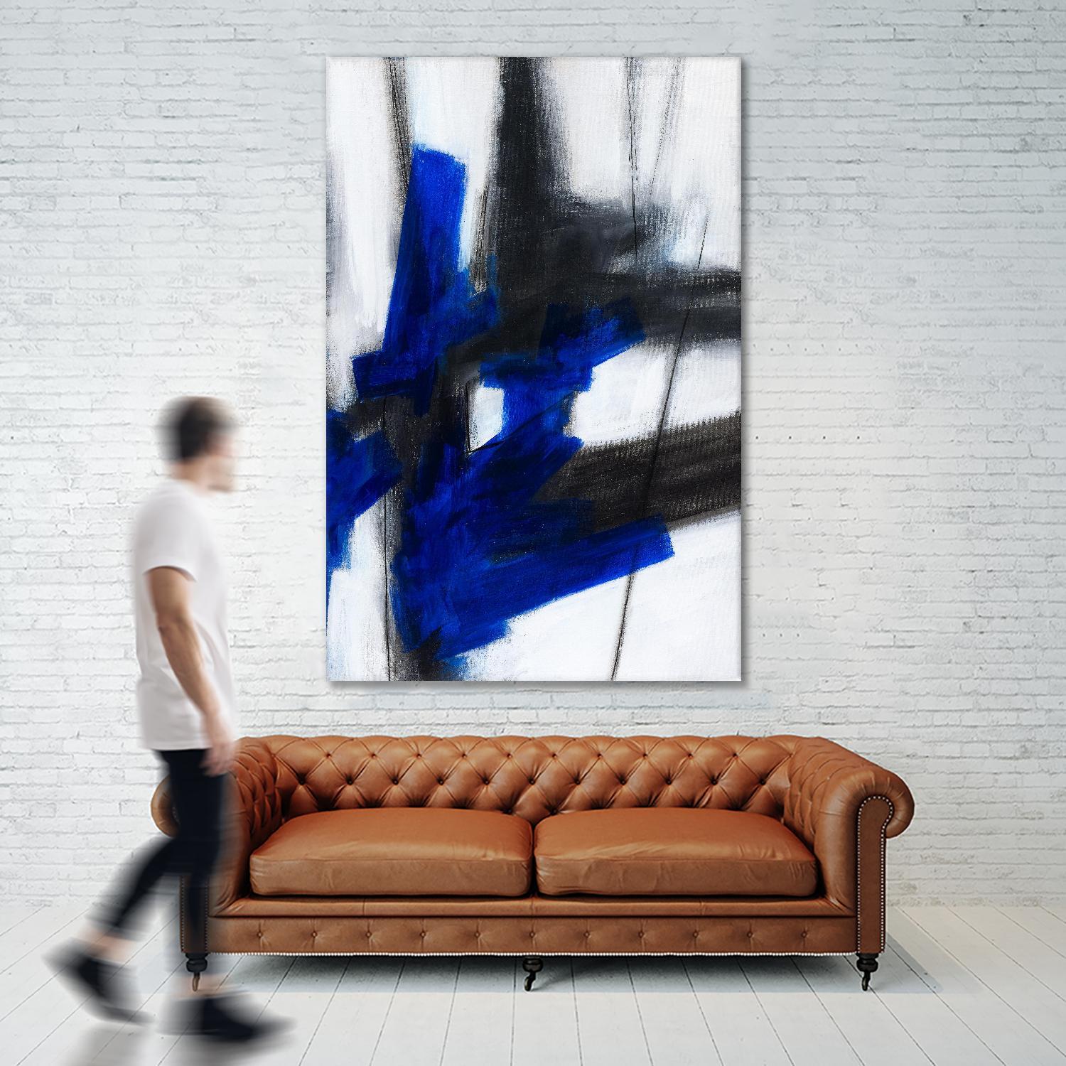 KIND OF BLUE by Marvin on GIANT ART - blue abstract