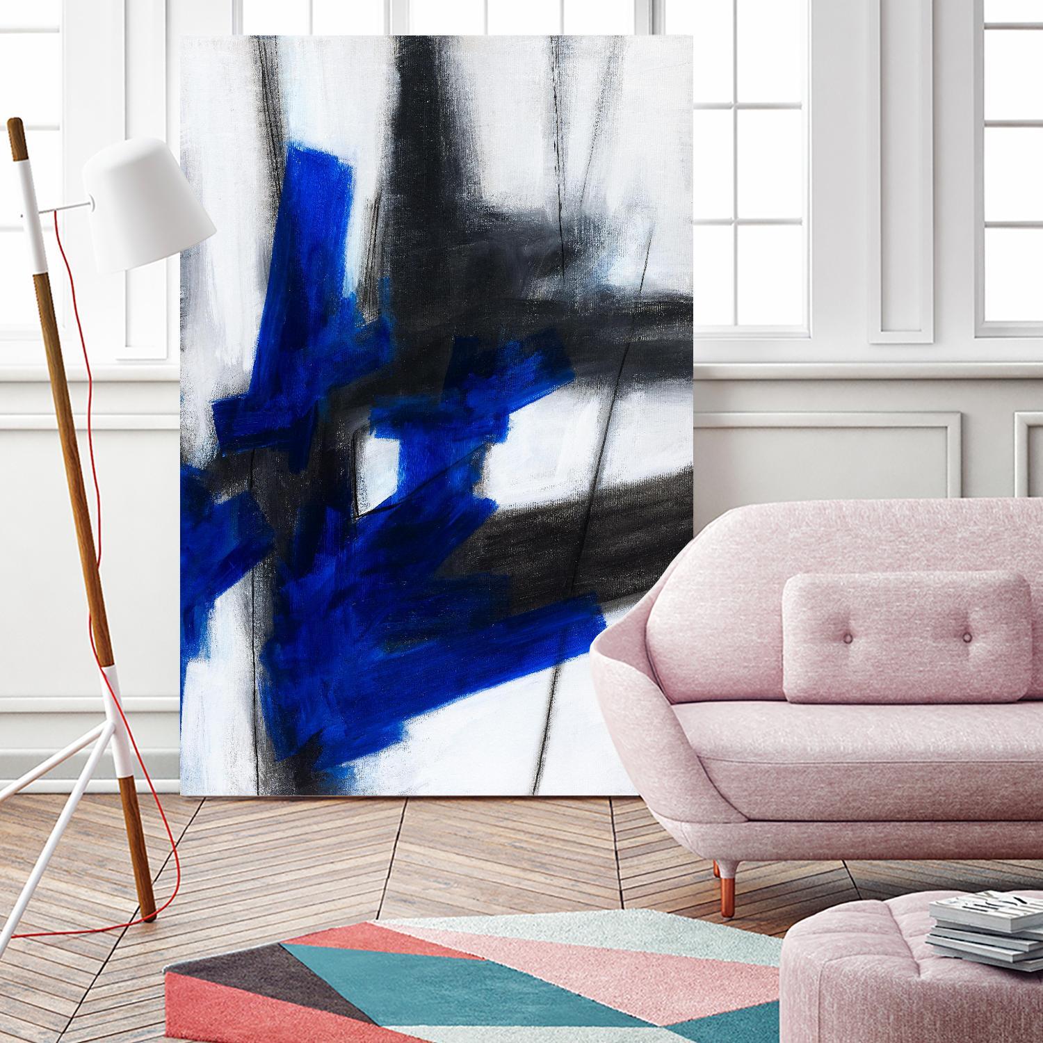 KIND OF BLUE by Marvin on GIANT ART - blue abstract