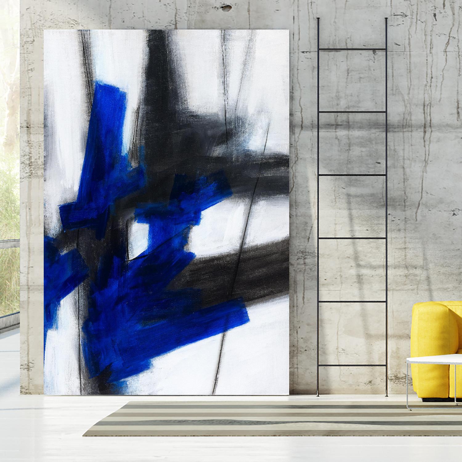 KIND OF BLUE by Marvin on GIANT ART - blue abstract