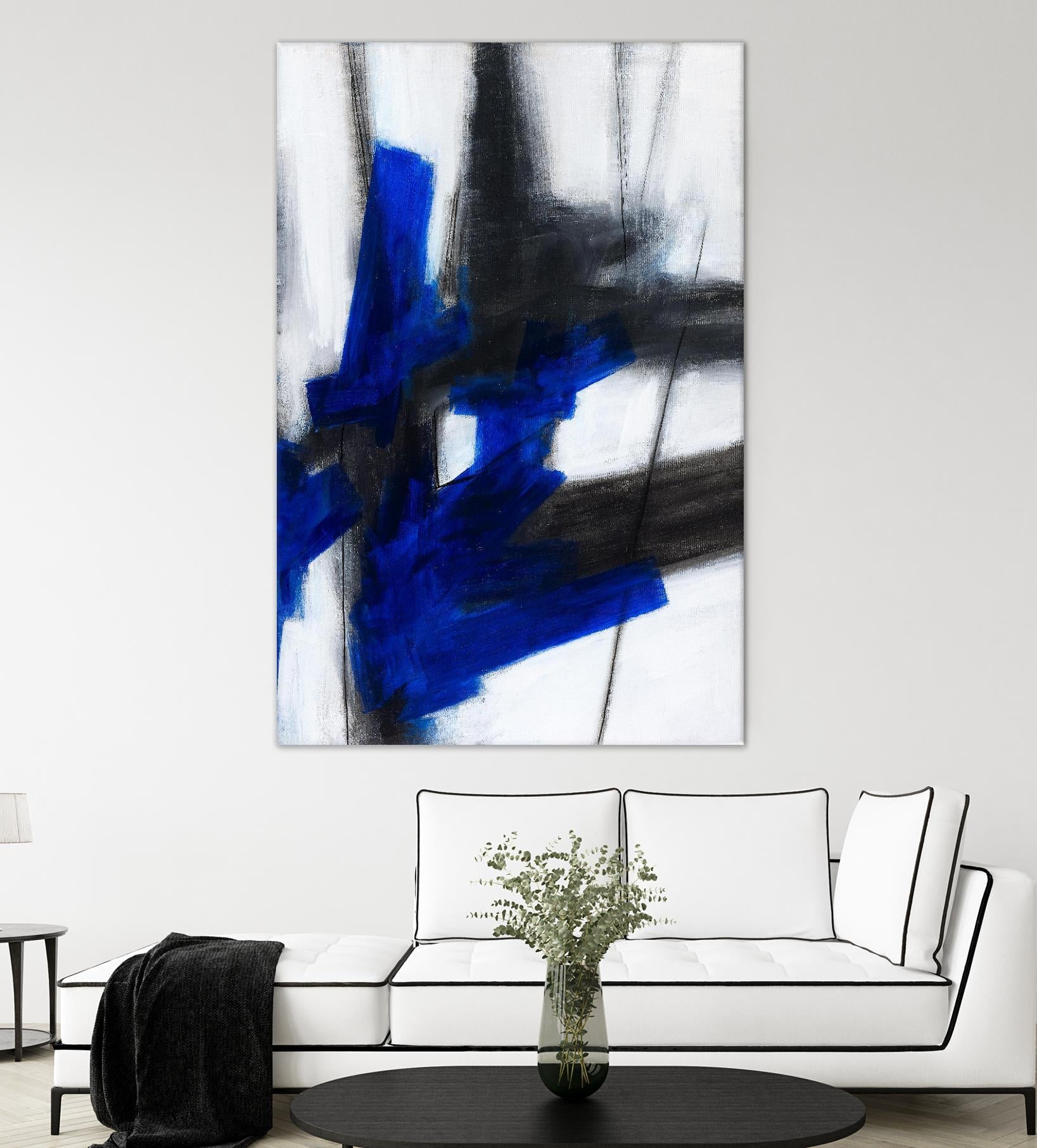 KIND OF BLUE by Marvin on GIANT ART - blue abstract
