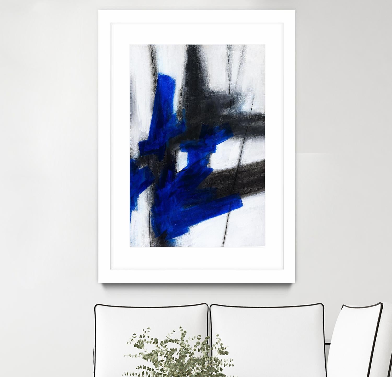 KIND OF BLUE by Marvin on GIANT ART - blue abstract