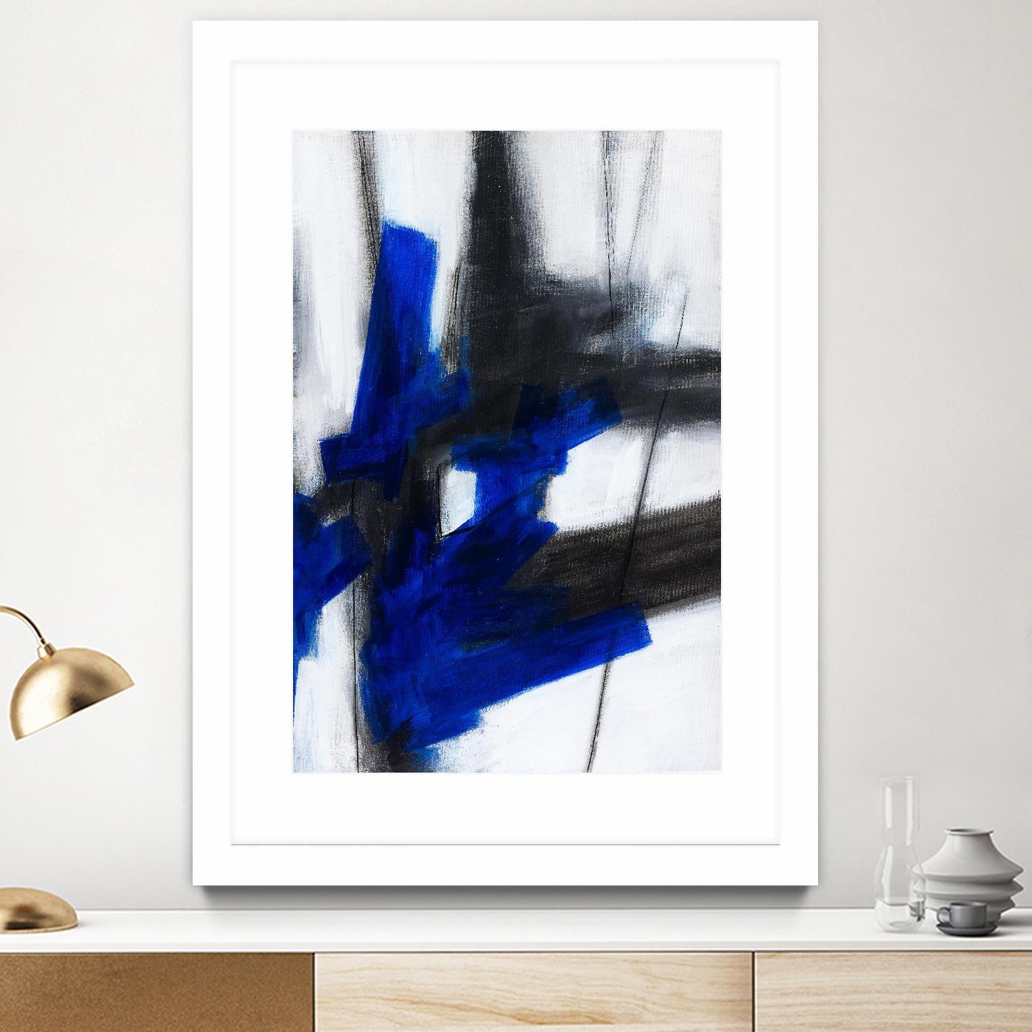 KIND OF BLUE by Marvin on GIANT ART - blue abstract