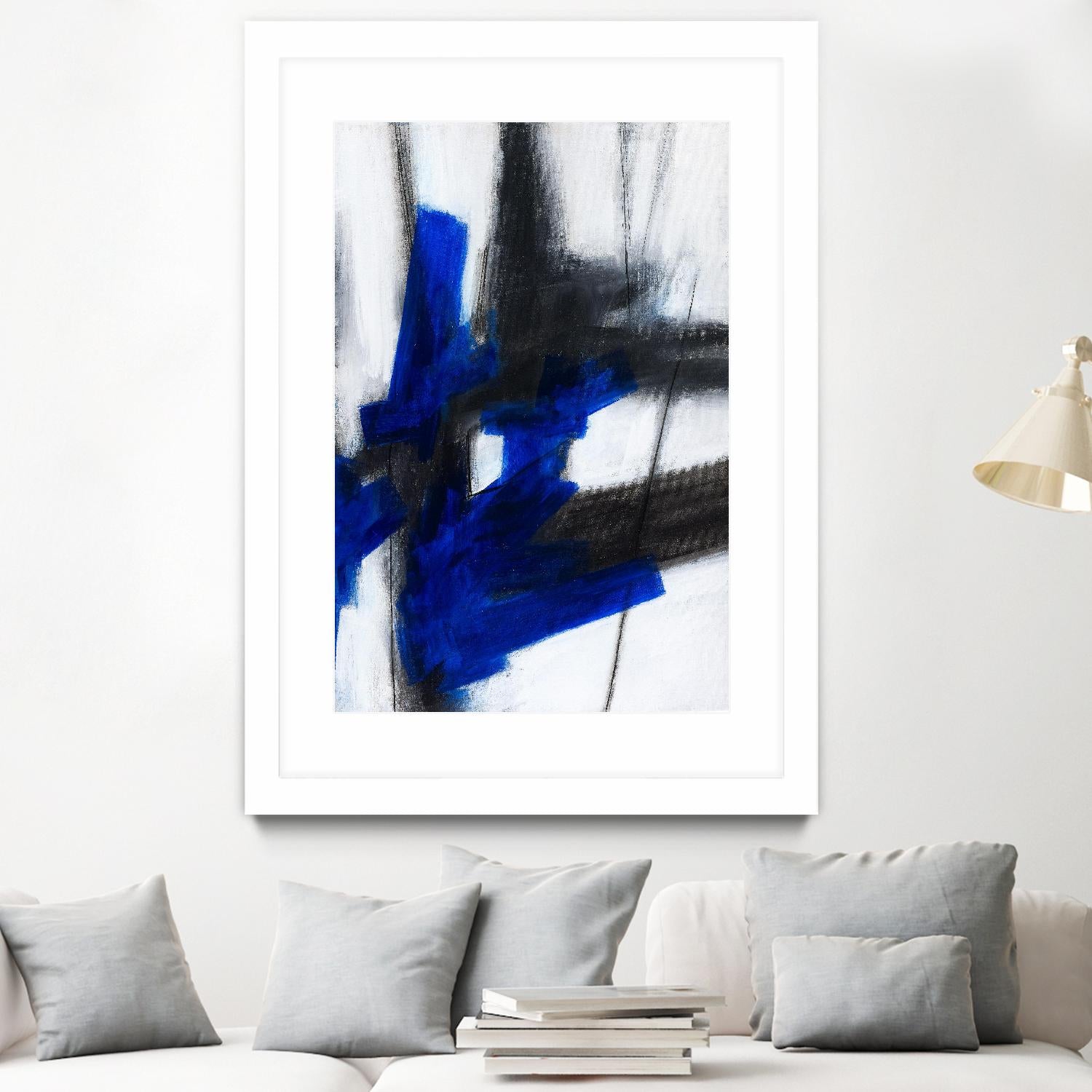 KIND OF BLUE by Marvin on GIANT ART - blue abstract
