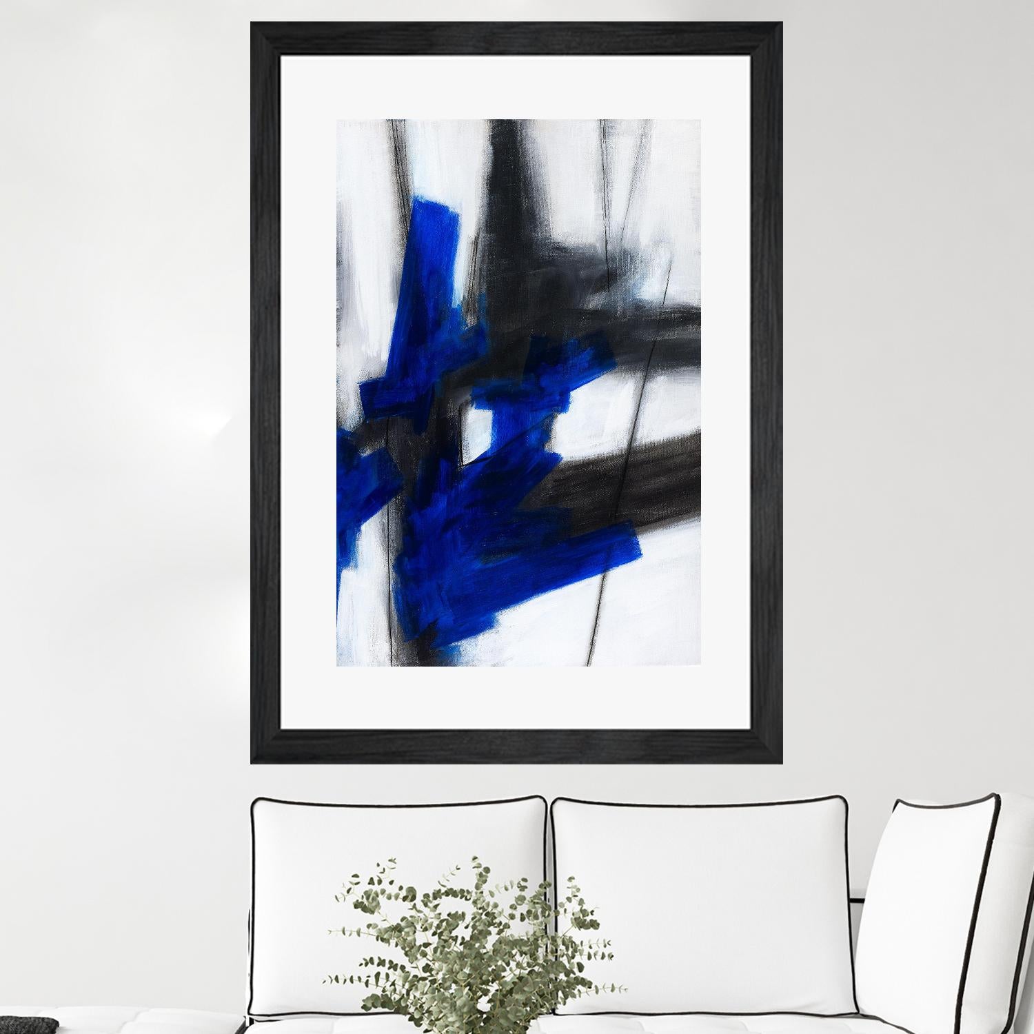 KIND OF BLUE by Marvin on GIANT ART - blue abstract