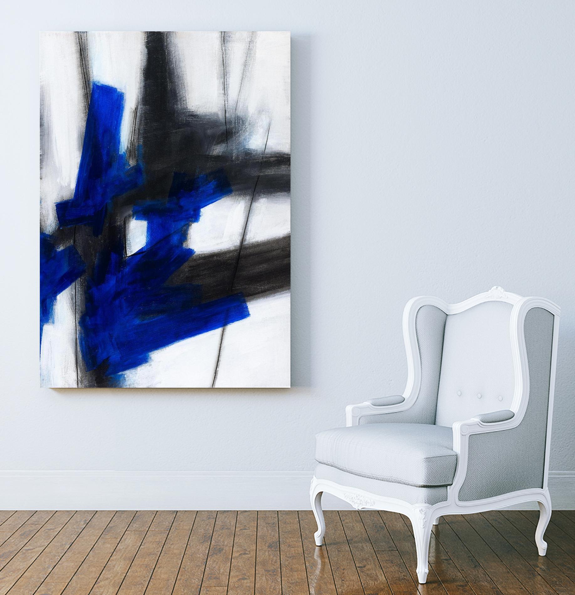 KIND OF BLUE by Marvin on GIANT ART - blue abstract