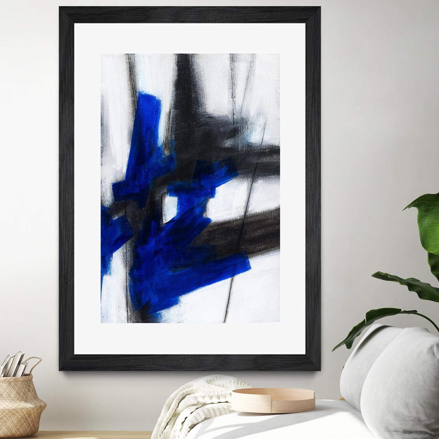 KIND OF BLUE by Marvin on GIANT ART - blue abstract