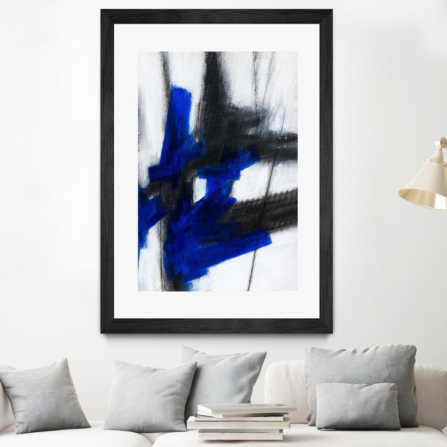 KIND OF BLUE by Marvin on GIANT ART - blue abstract