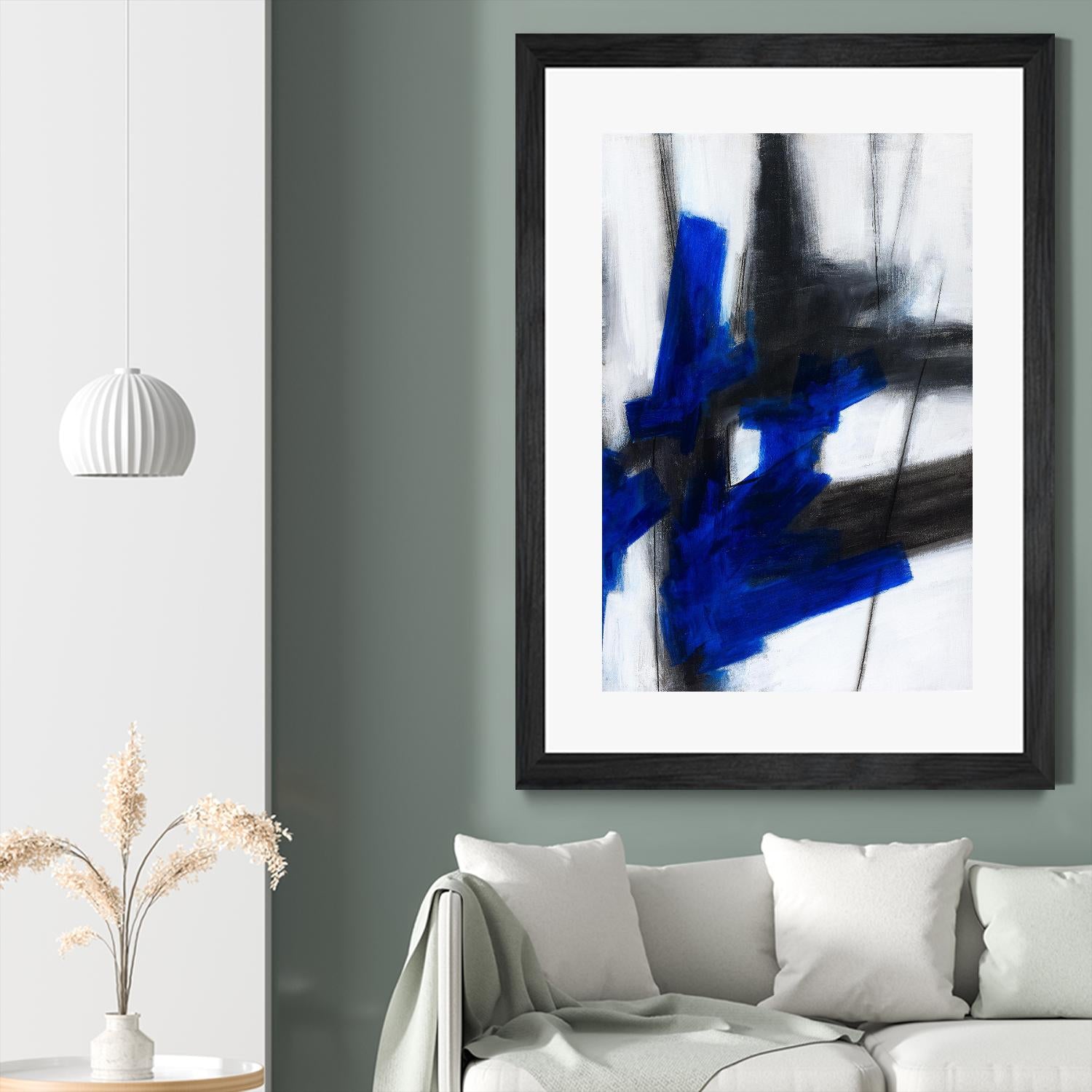 KIND OF BLUE by Marvin on GIANT ART - blue abstract