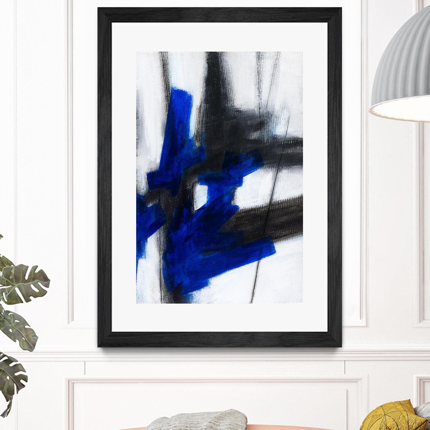 KIND OF BLUE by Marvin on GIANT ART - blue abstract