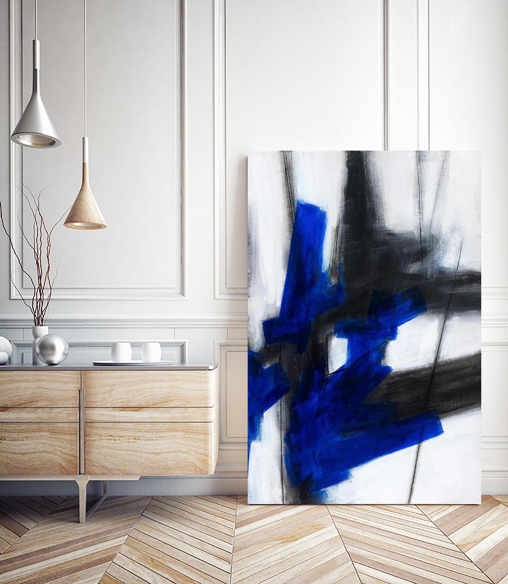 KIND OF BLUE by Marvin on GIANT ART - blue abstract