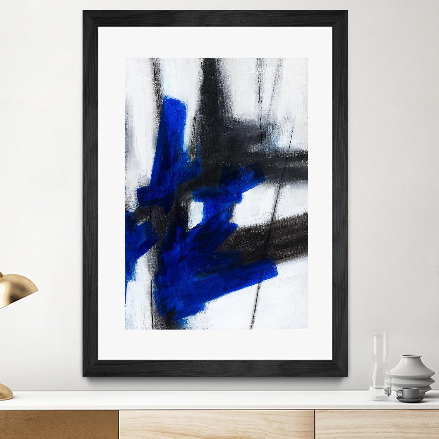 KIND OF BLUE by Marvin on GIANT ART - blue abstract