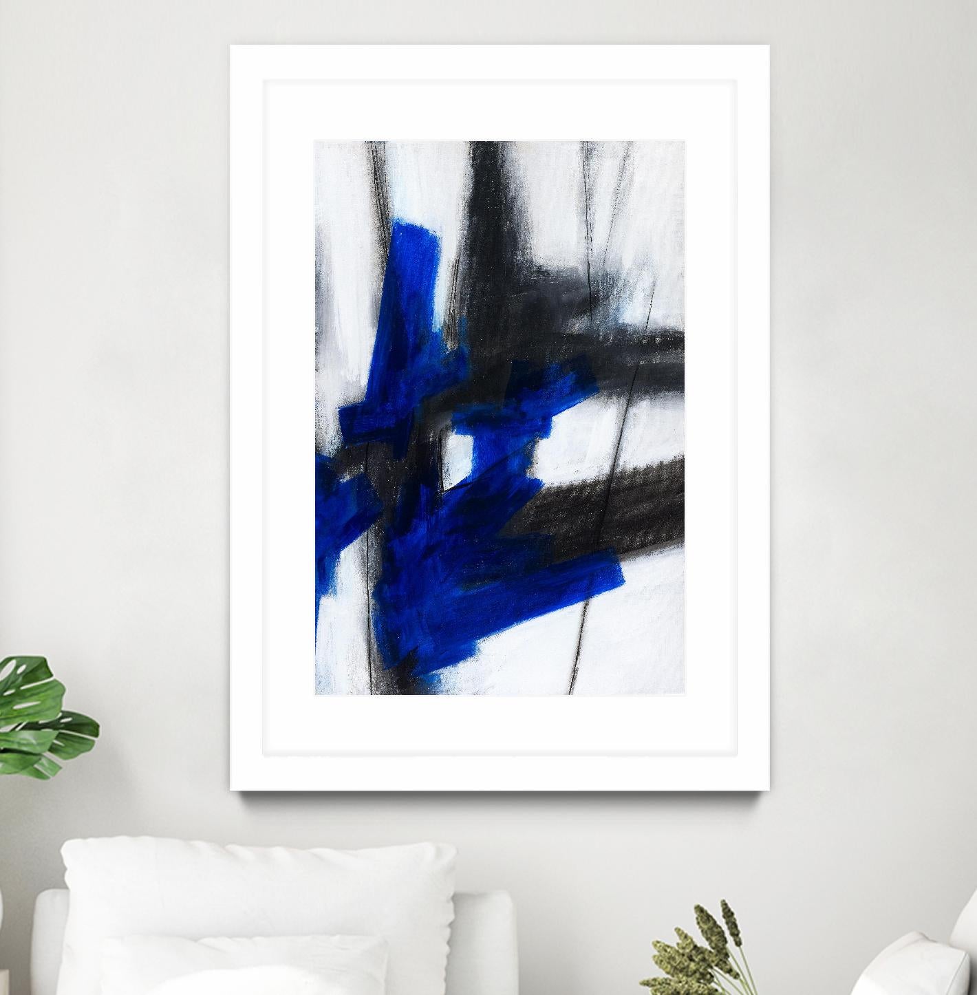 KIND OF BLUE by Marvin on GIANT ART - blue abstract