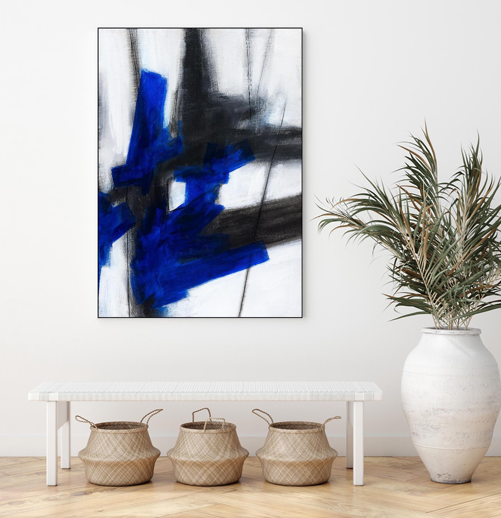 KIND OF BLUE by Marvin on GIANT ART - blue abstract