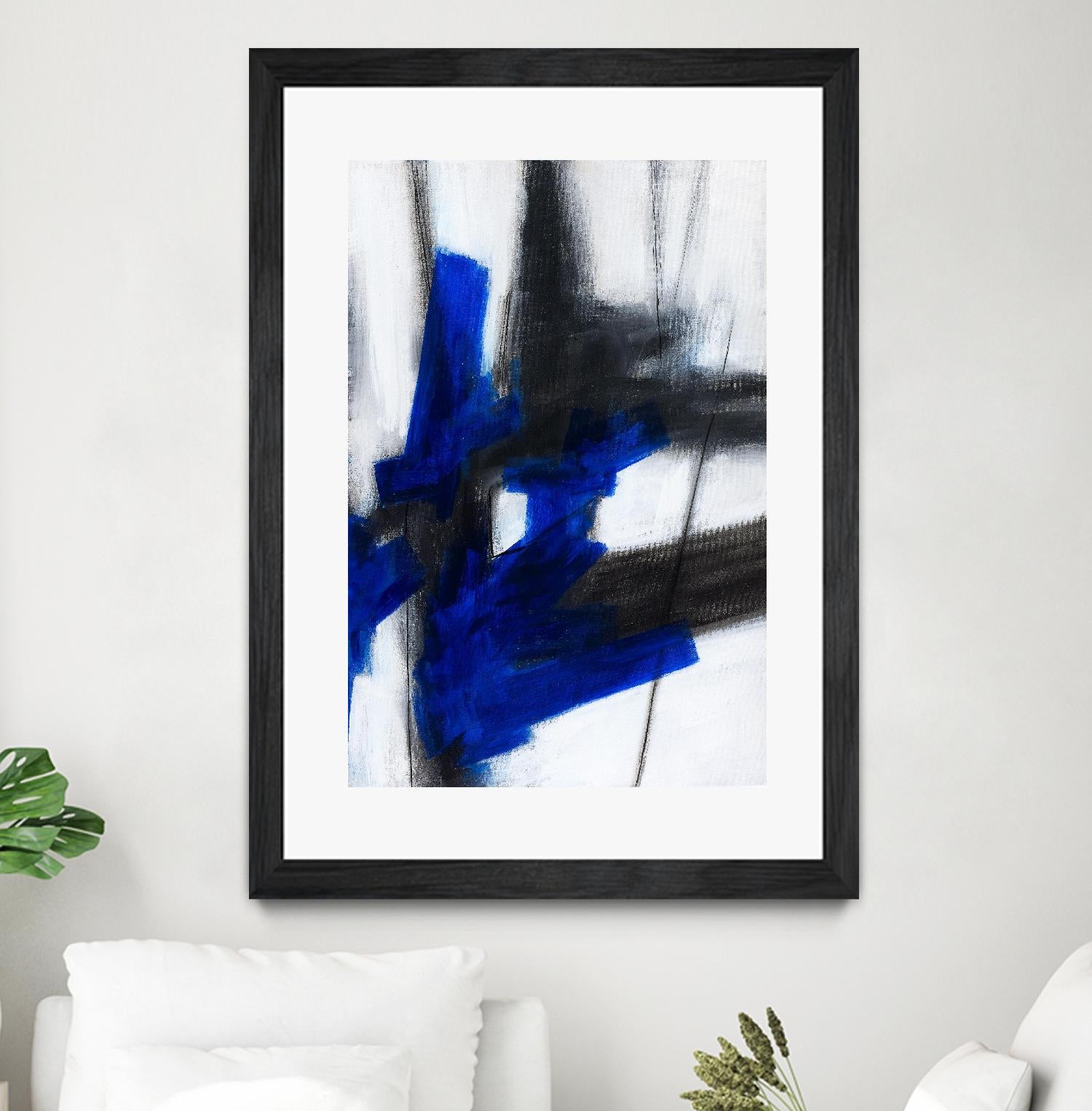 KIND OF BLUE by Marvin on GIANT ART - blue abstract