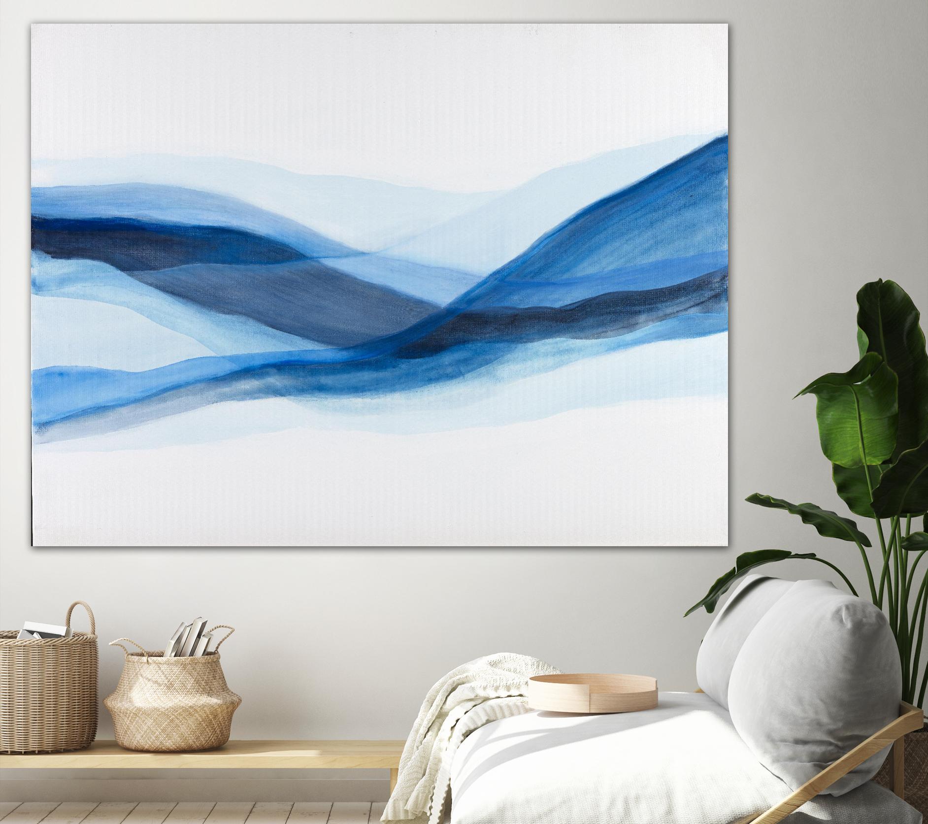 BALEINE by Marvin on GIANT ART - blue abstract