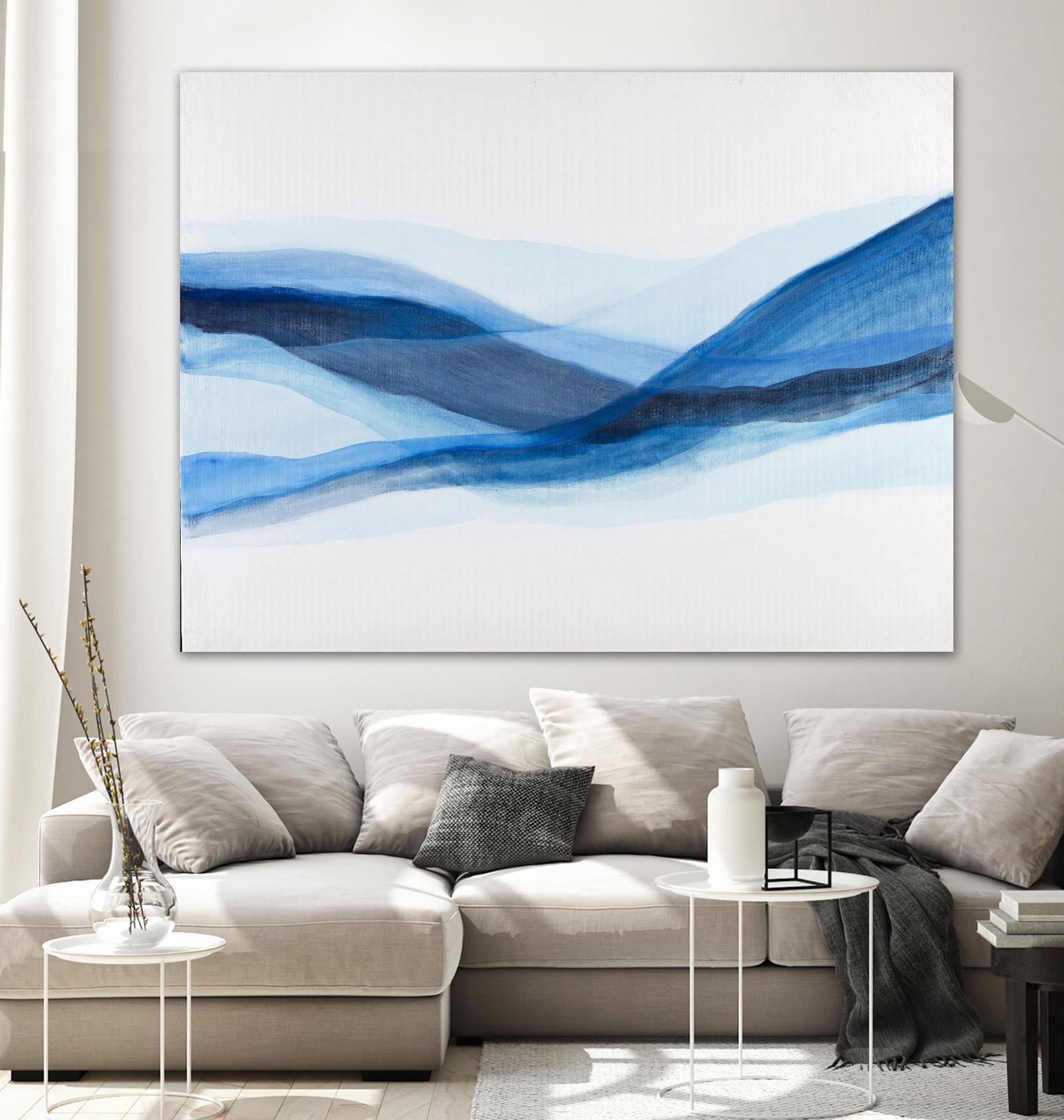 BALEINE by Marvin on GIANT ART - blue abstract