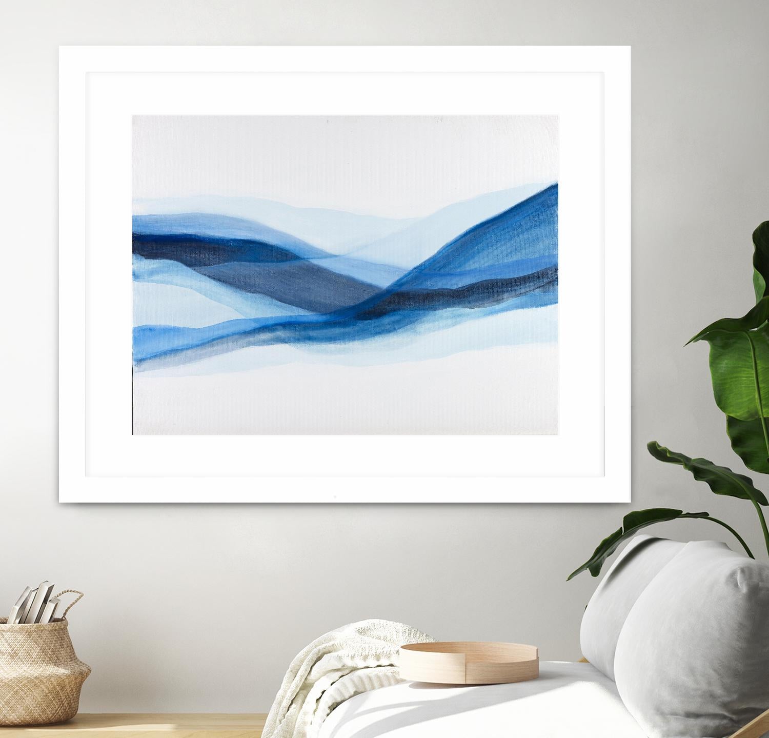 BALEINE by Marvin on GIANT ART - blue abstract