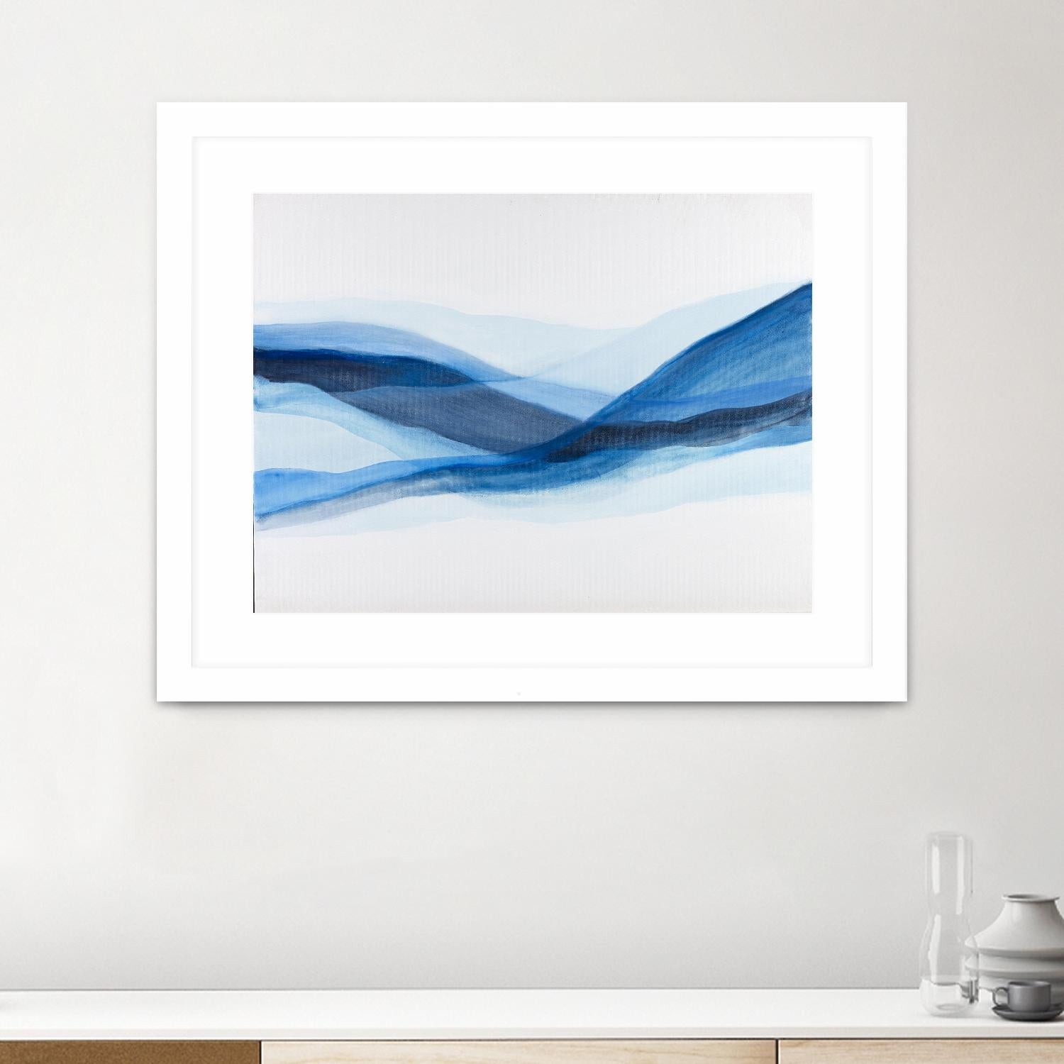 BALEINE by Marvin on GIANT ART - blue abstract