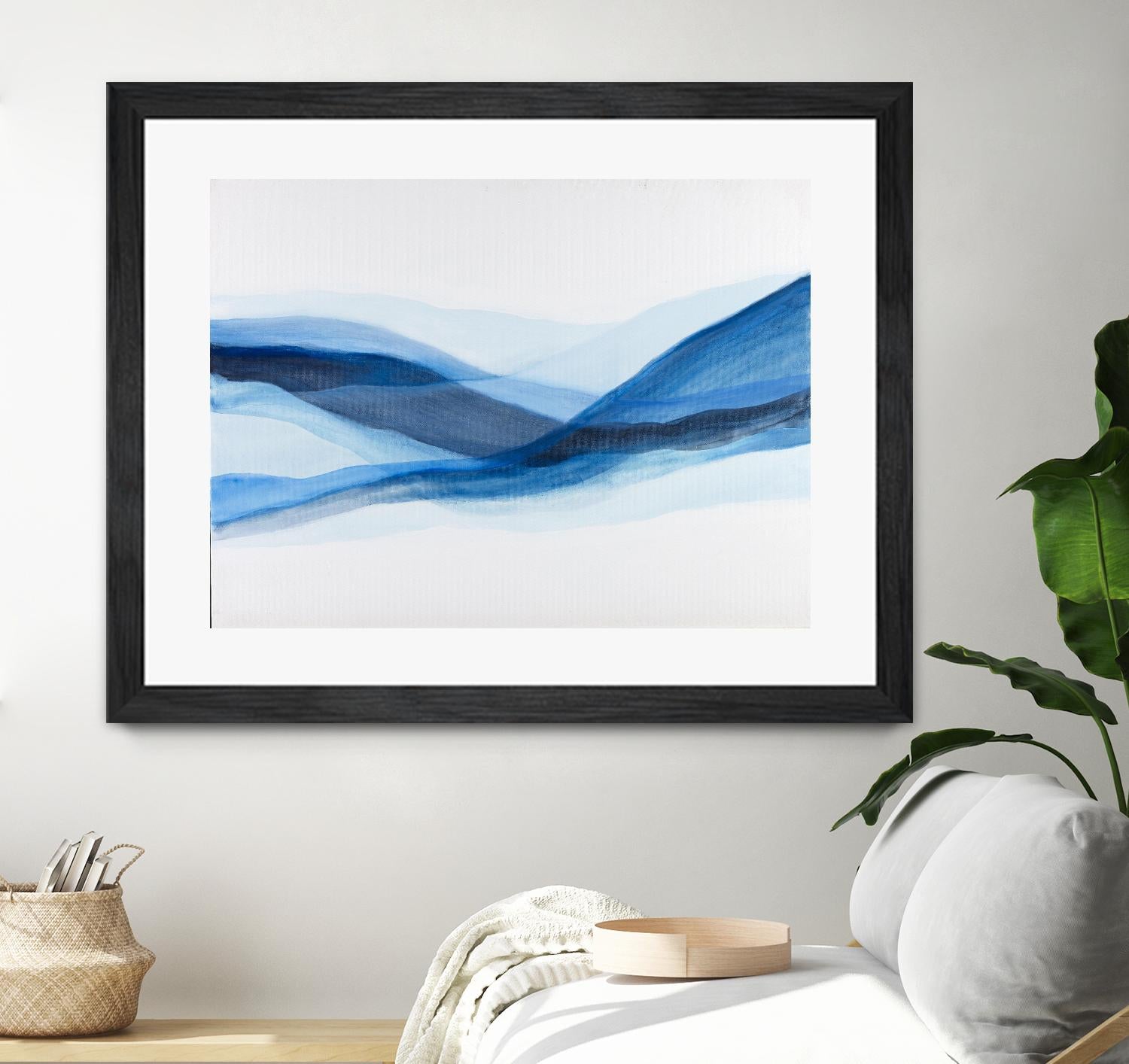 BALEINE by Marvin on GIANT ART - blue abstract