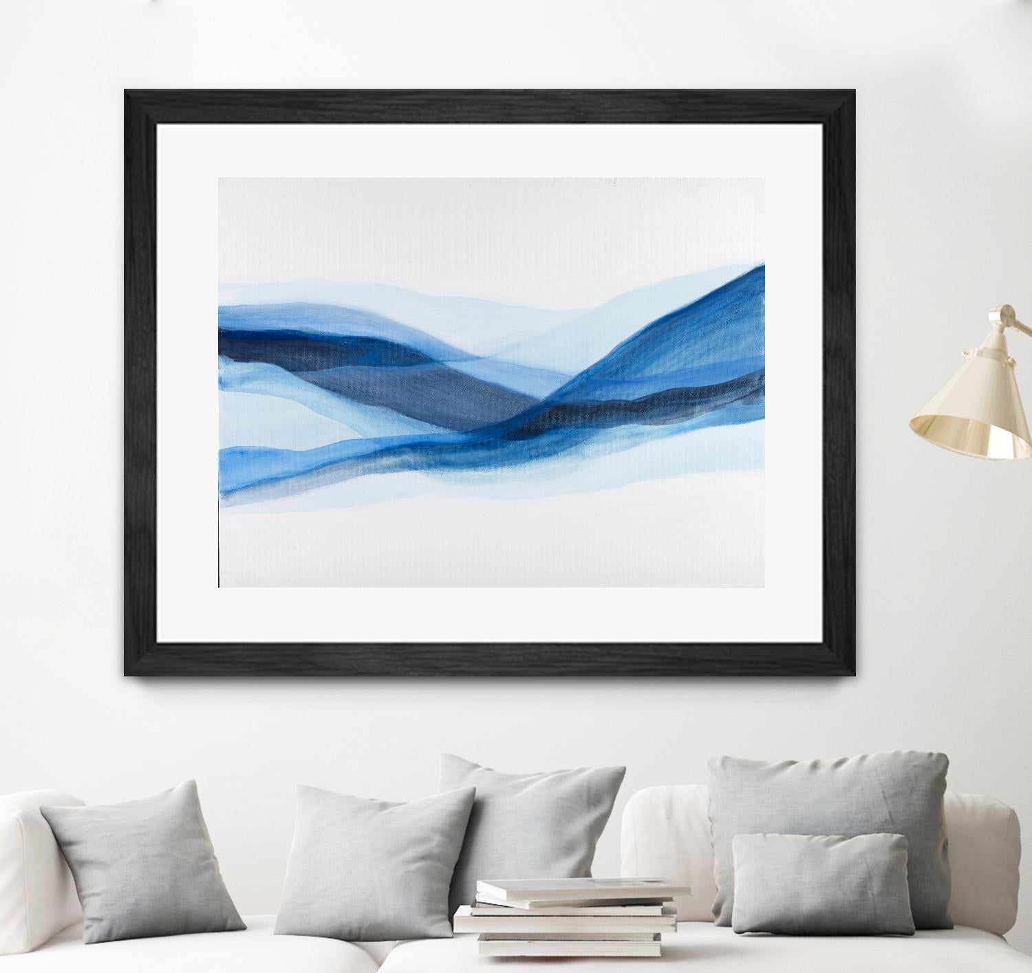 BALEINE by Marvin on GIANT ART - blue abstract
