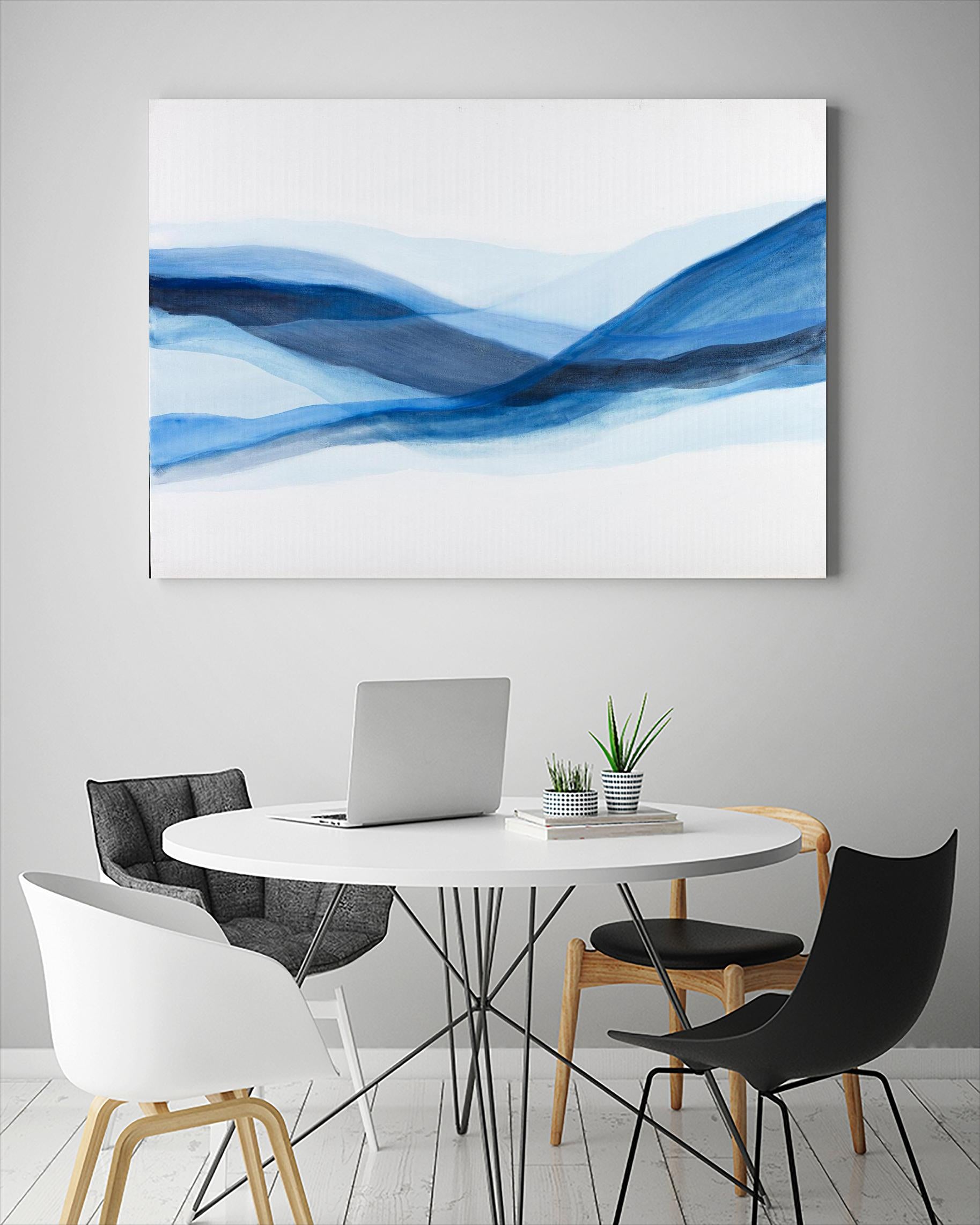 BALEINE by Marvin on GIANT ART - blue abstract