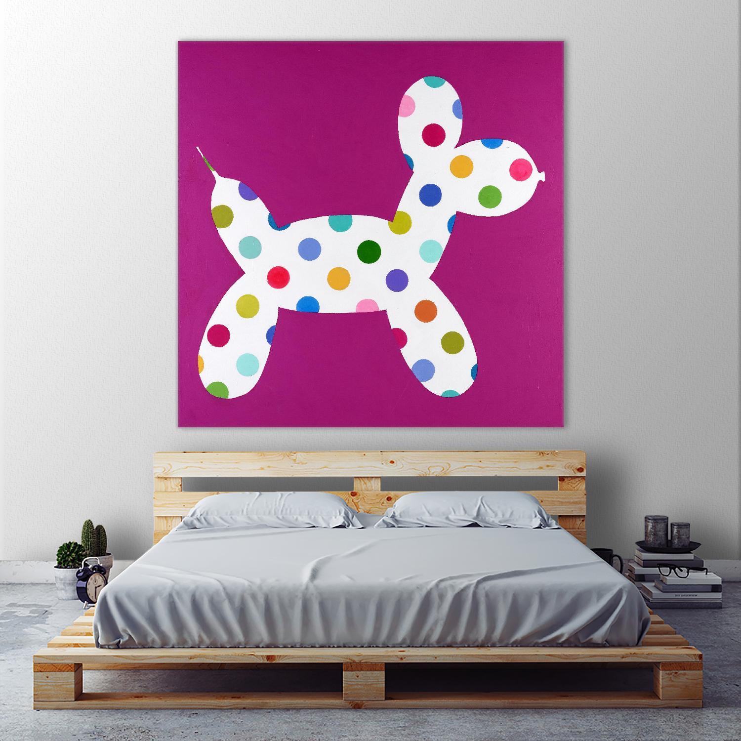 DOTTIE by Marvin on GIANT ART - blue abstract