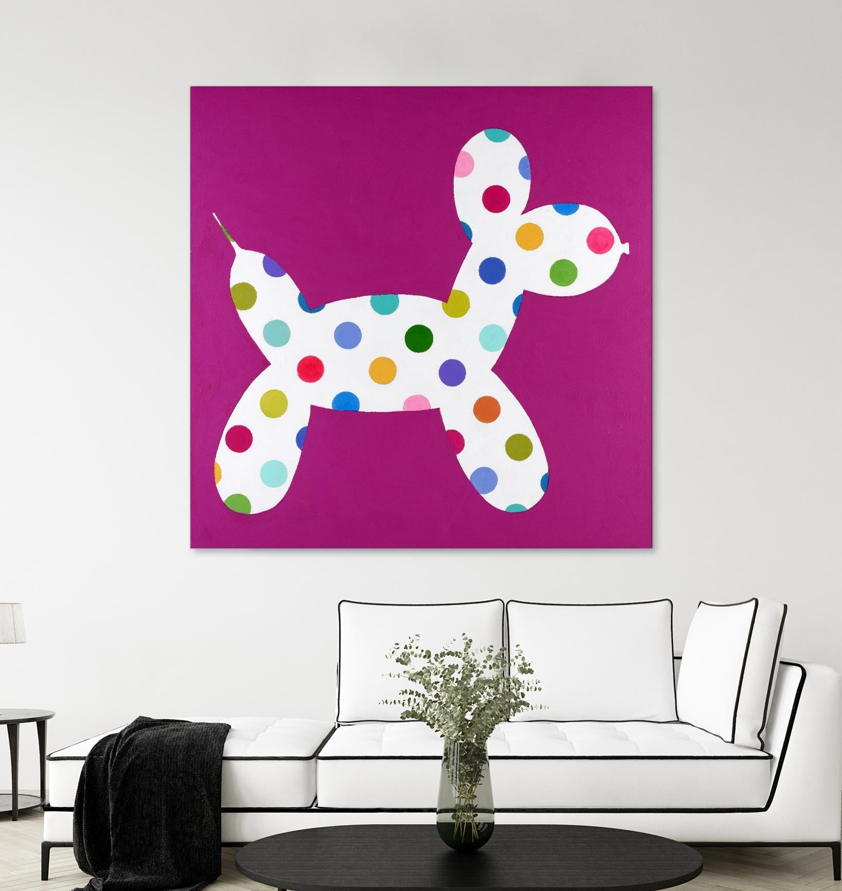 DOTTIE by Marvin on GIANT ART - blue abstract