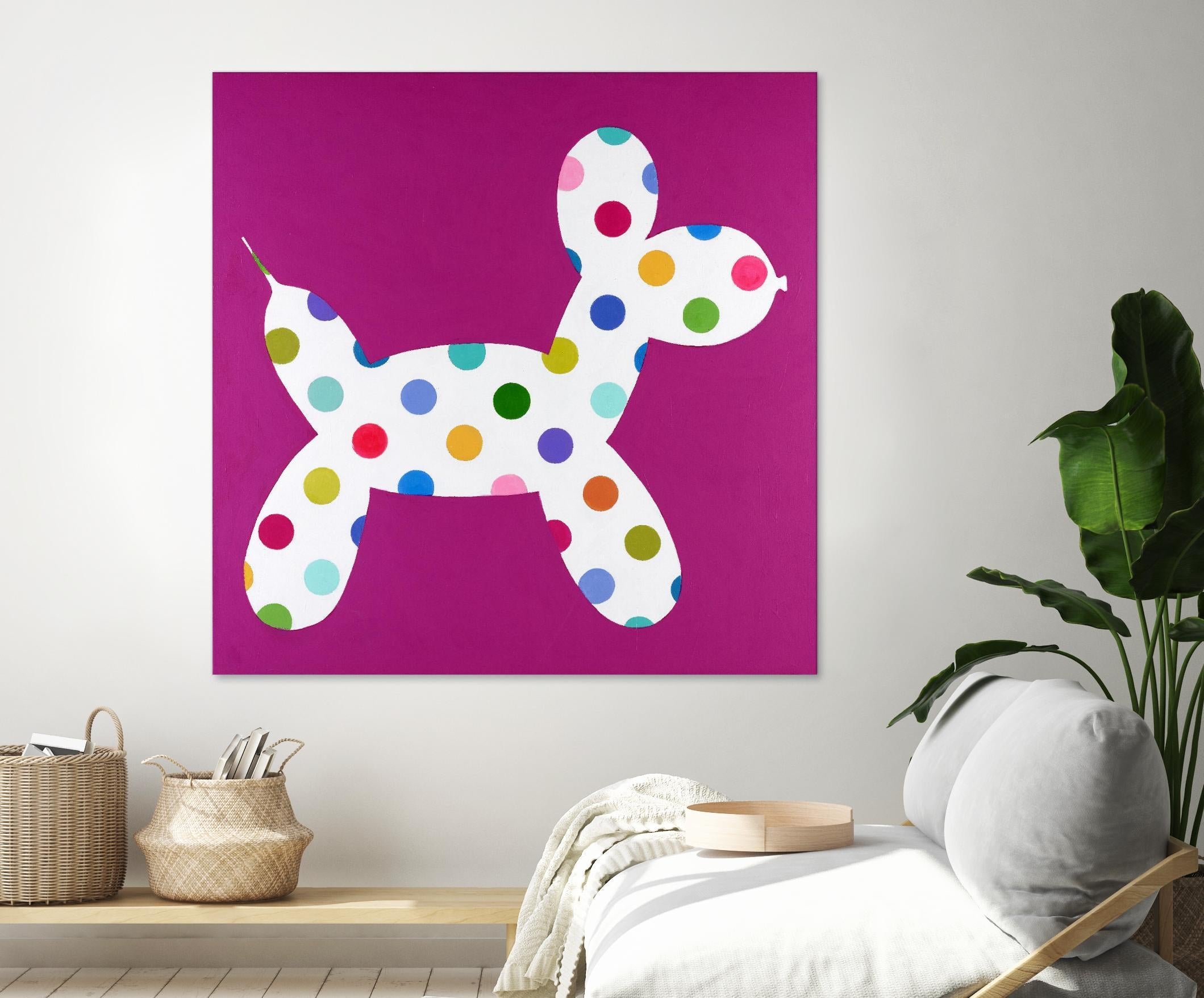 DOTTIE by Marvin on GIANT ART - blue abstract