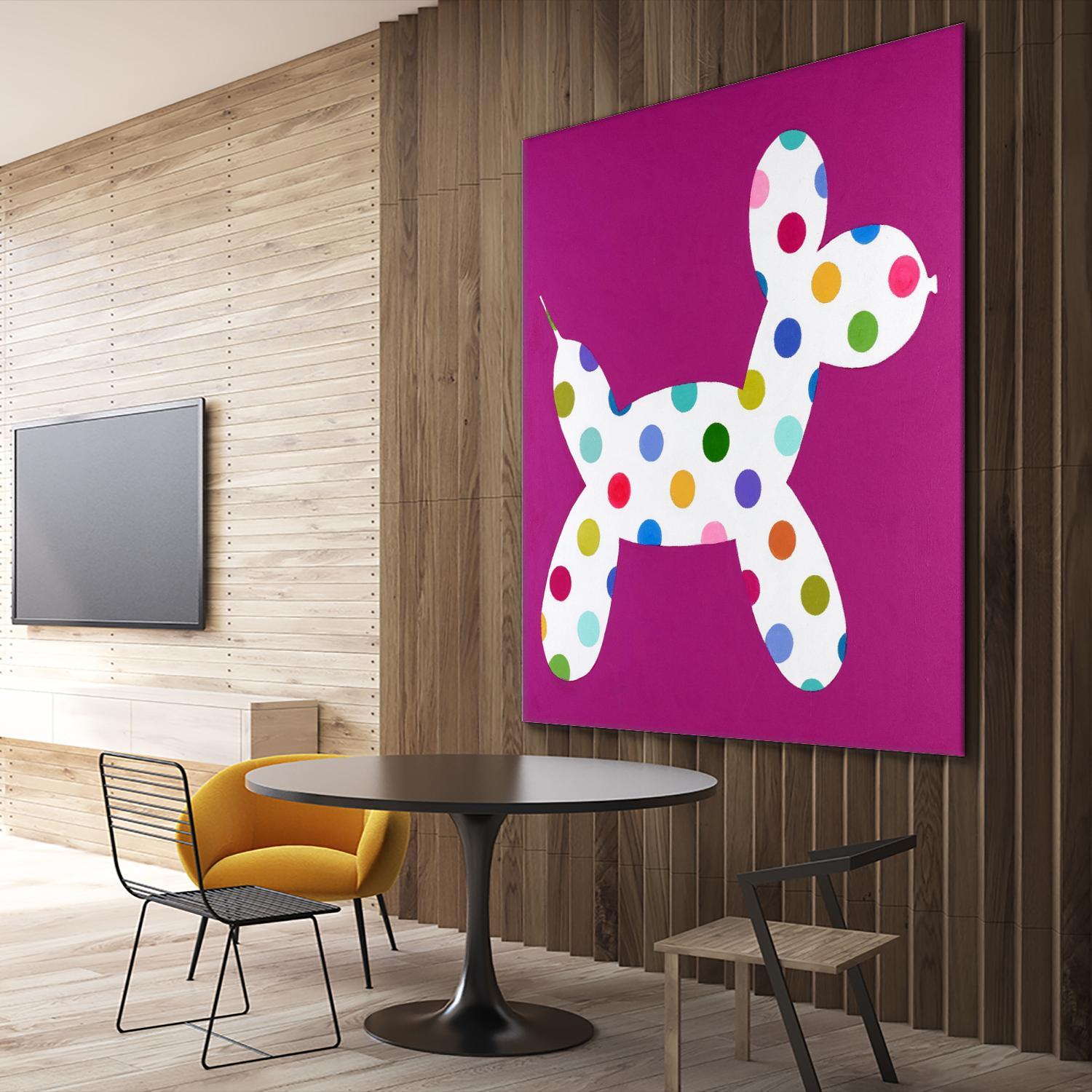 DOTTIE by Marvin on GIANT ART - blue abstract