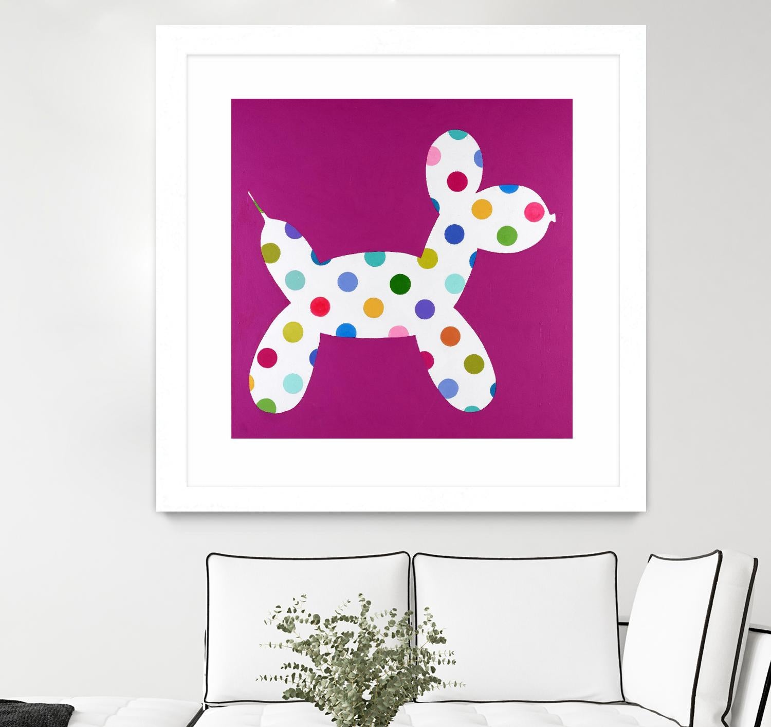 DOTTIE by Marvin on GIANT ART - blue abstract