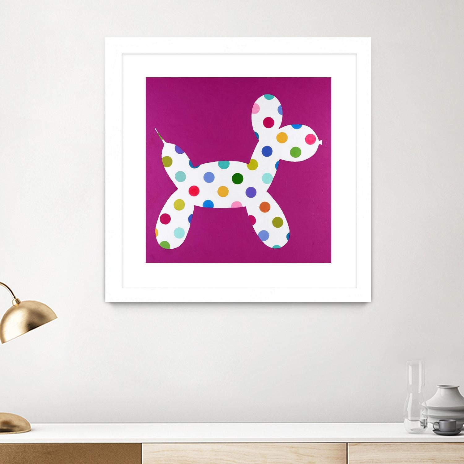 DOTTIE by Marvin on GIANT ART - blue abstract