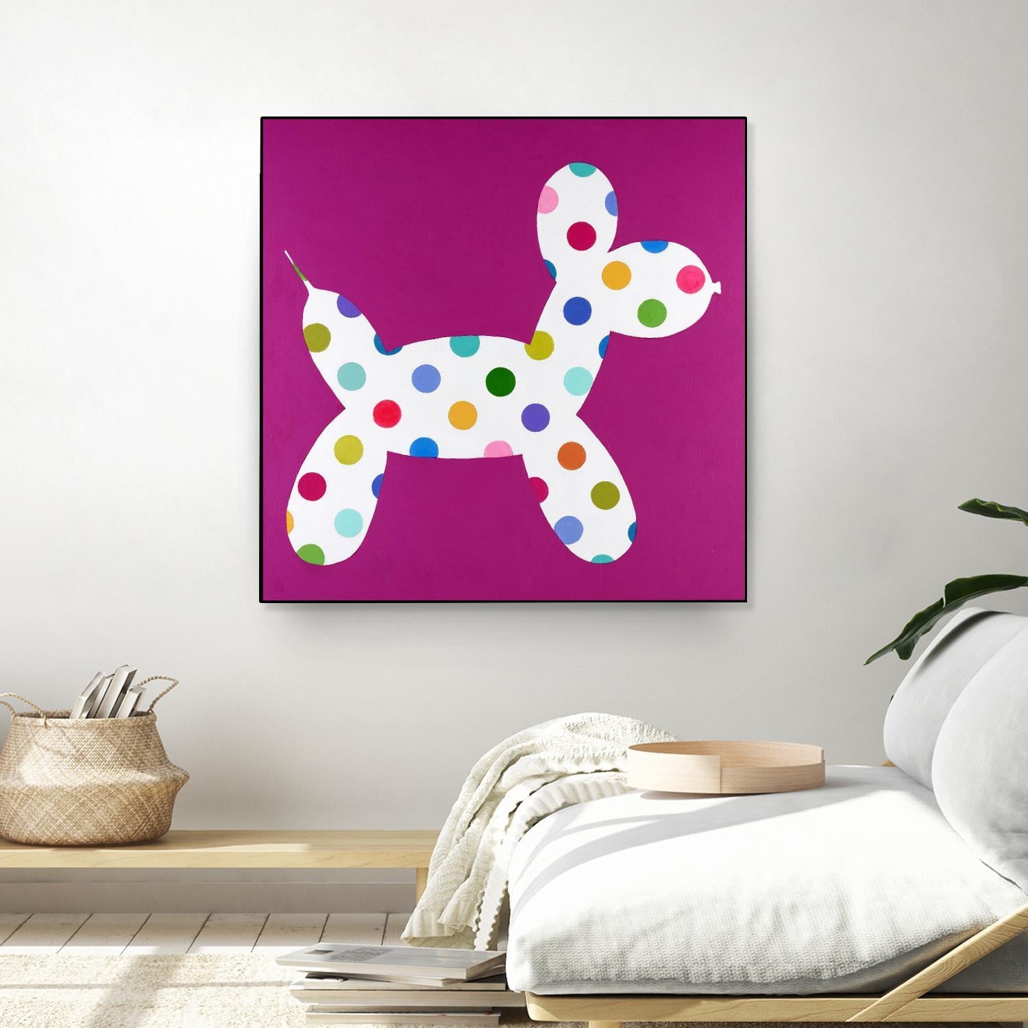 DOTTIE by Marvin on GIANT ART - blue abstract