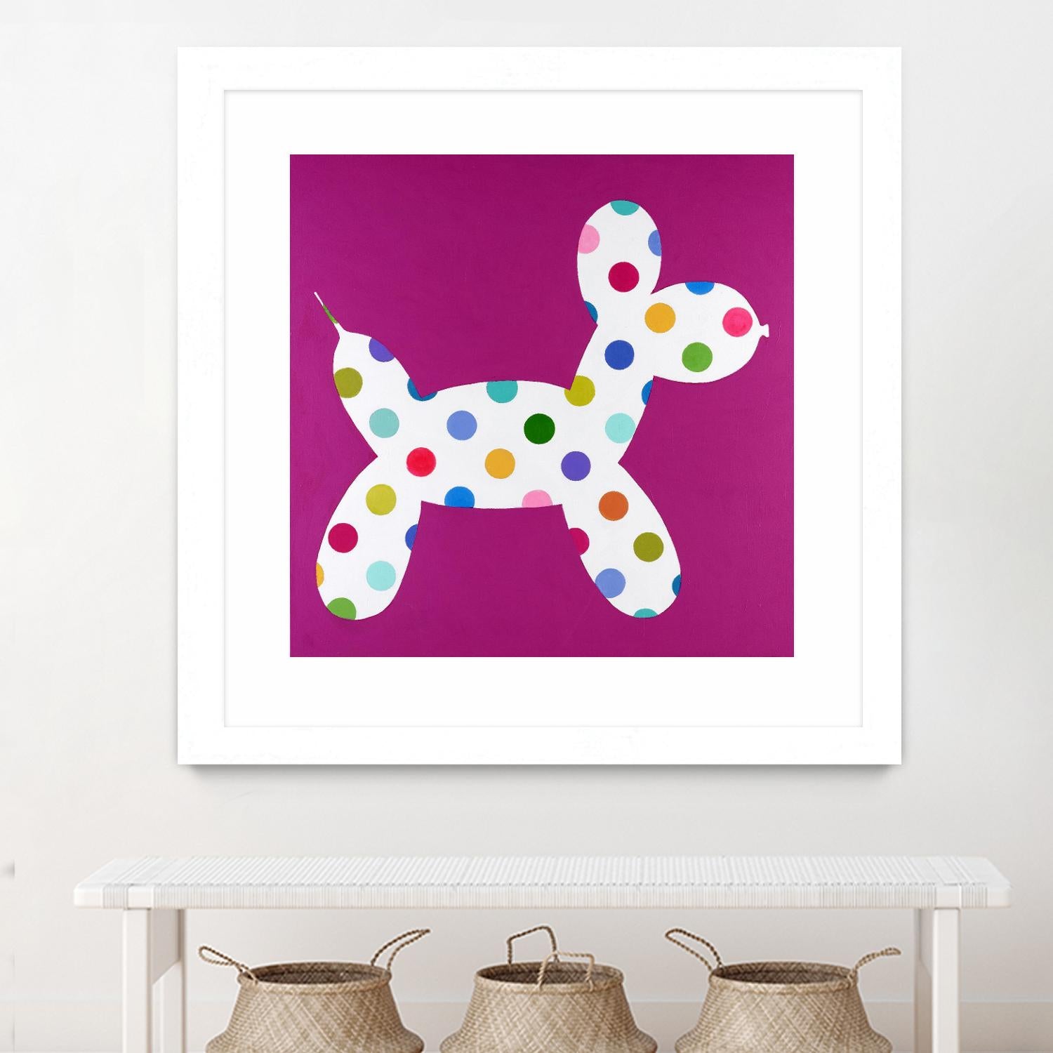 DOTTIE by Marvin on GIANT ART - blue abstract