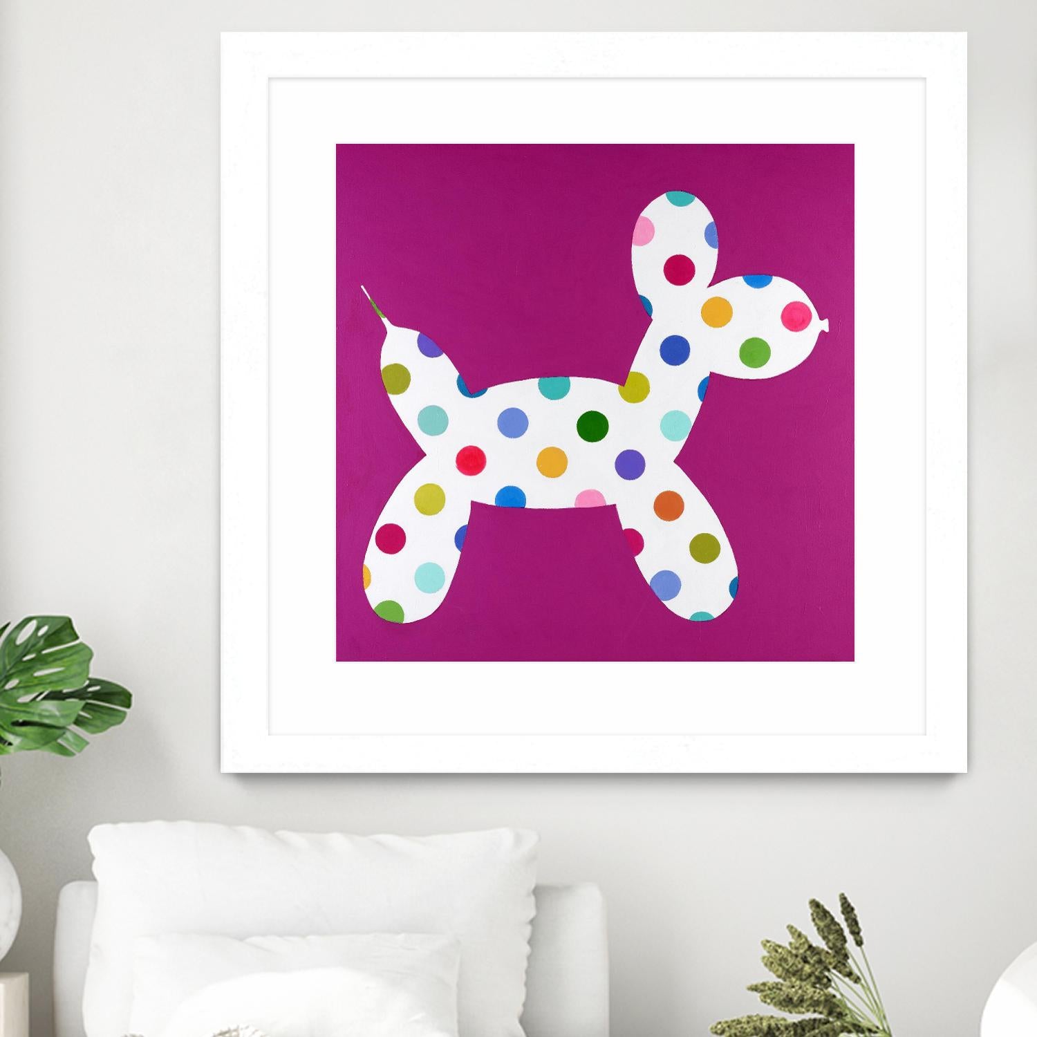 DOTTIE by Marvin on GIANT ART - blue abstract