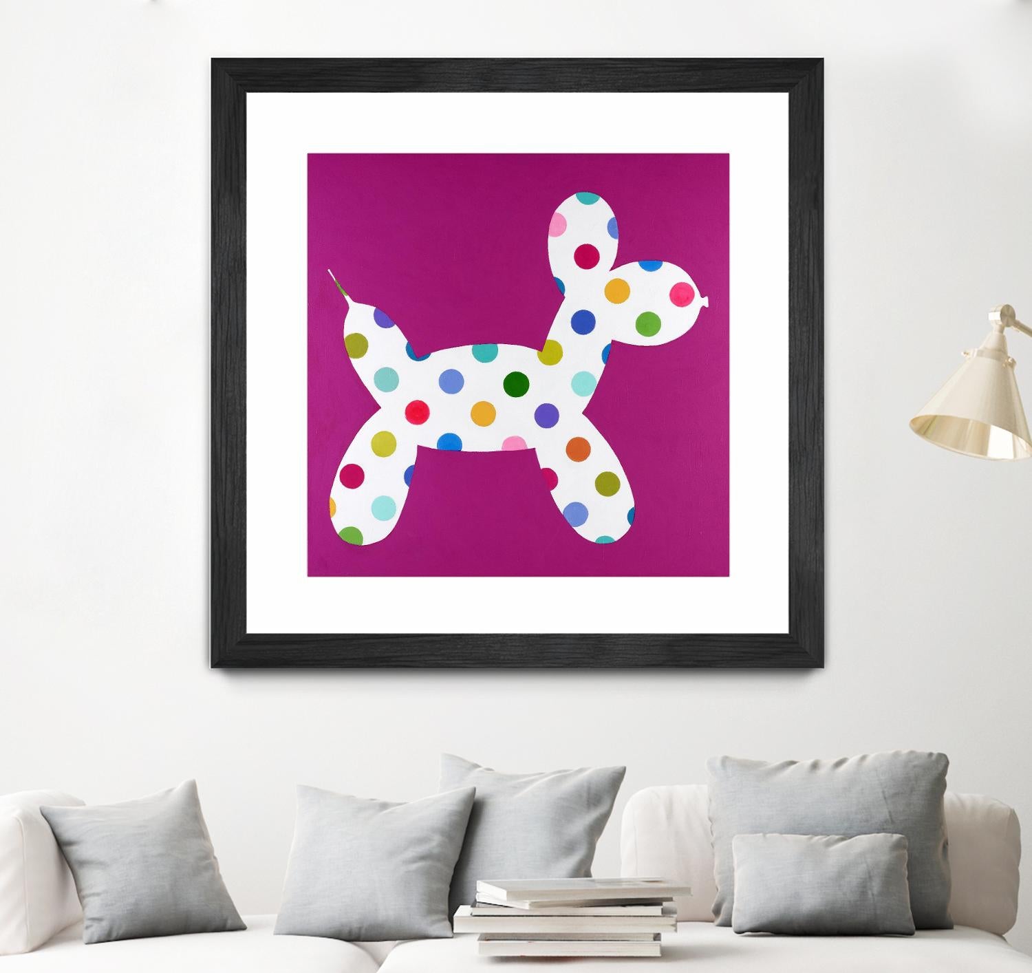 DOTTIE by Marvin on GIANT ART - blue abstract