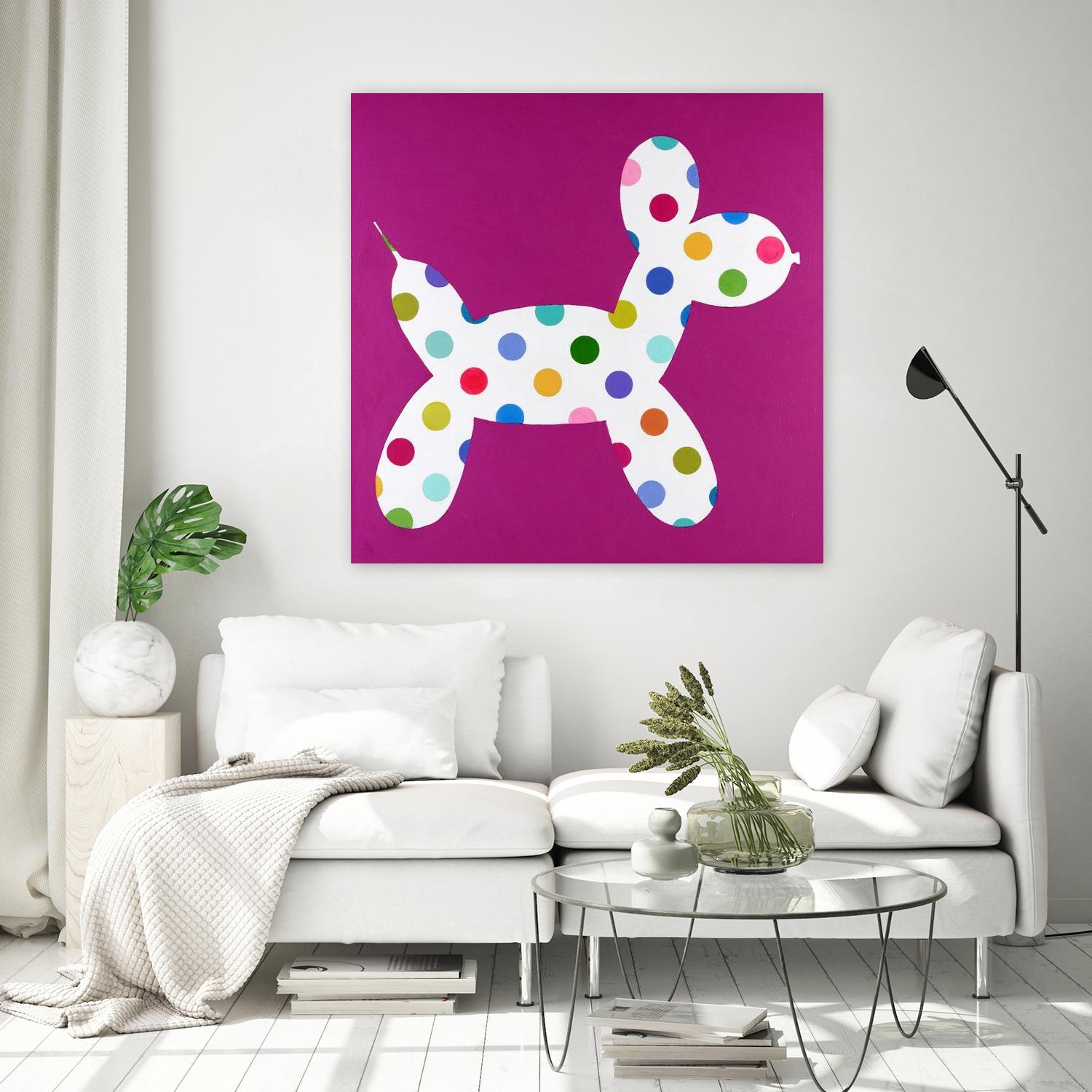DOTTIE by Marvin on GIANT ART - blue abstract