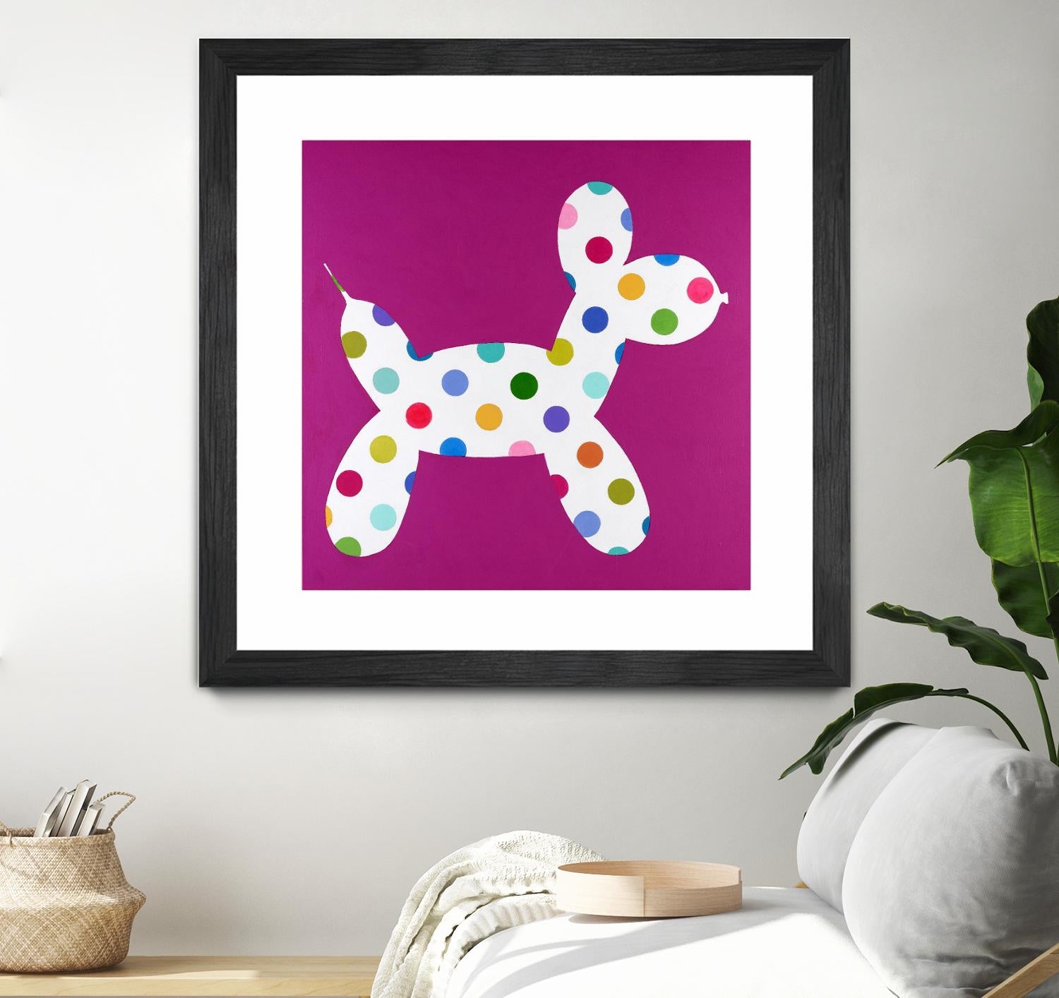DOTTIE by Marvin on GIANT ART - blue abstract