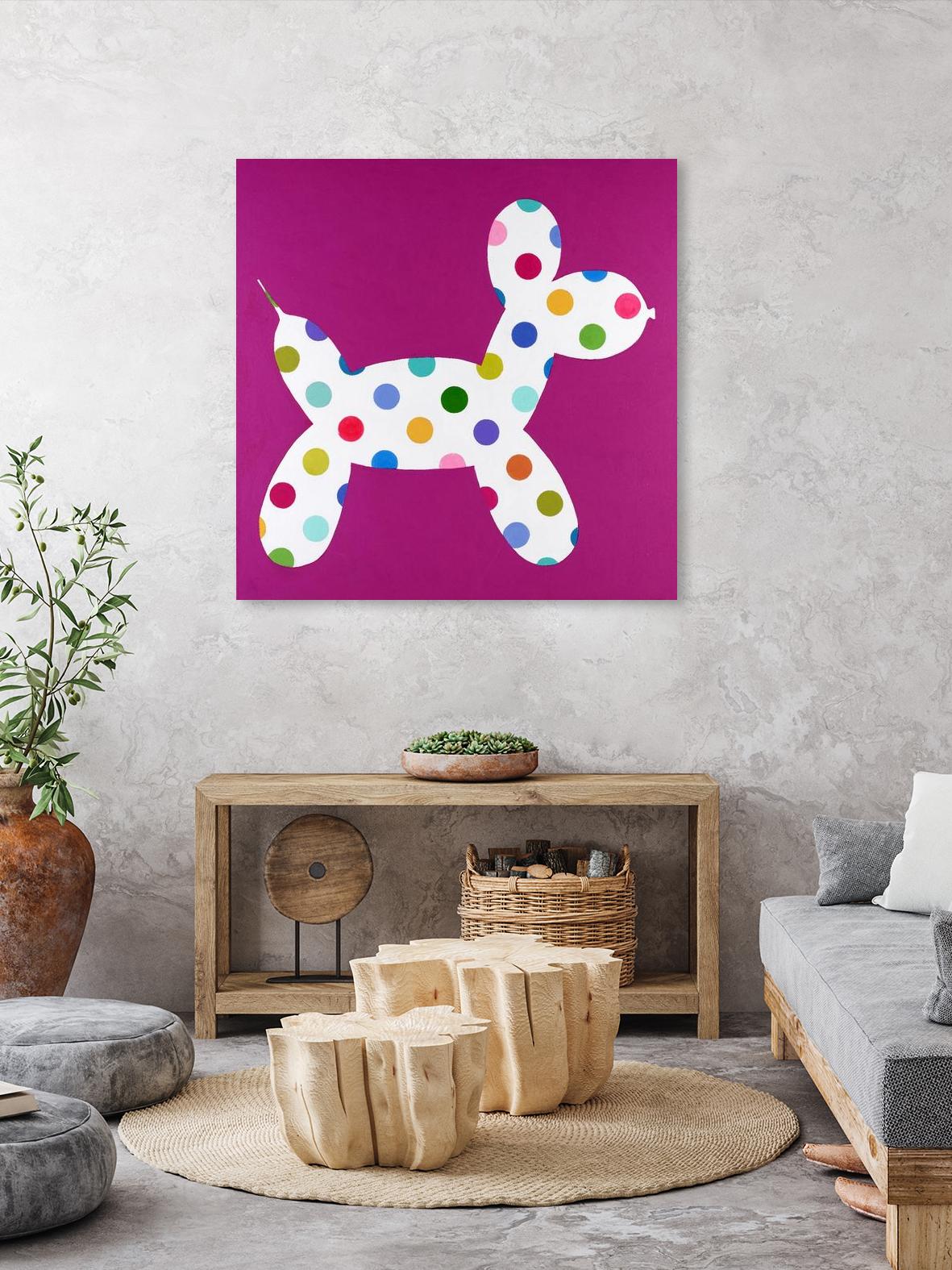 DOTTIE by Marvin on GIANT ART - blue abstract