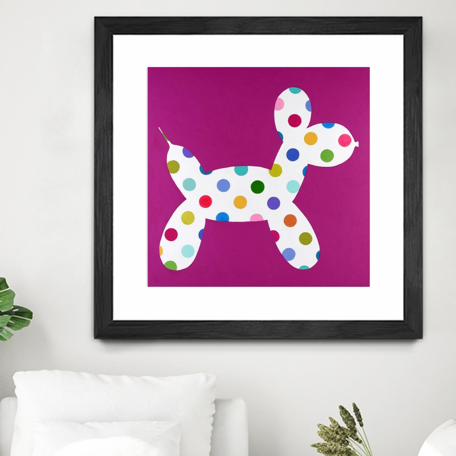 DOTTIE by Marvin on GIANT ART - blue abstract