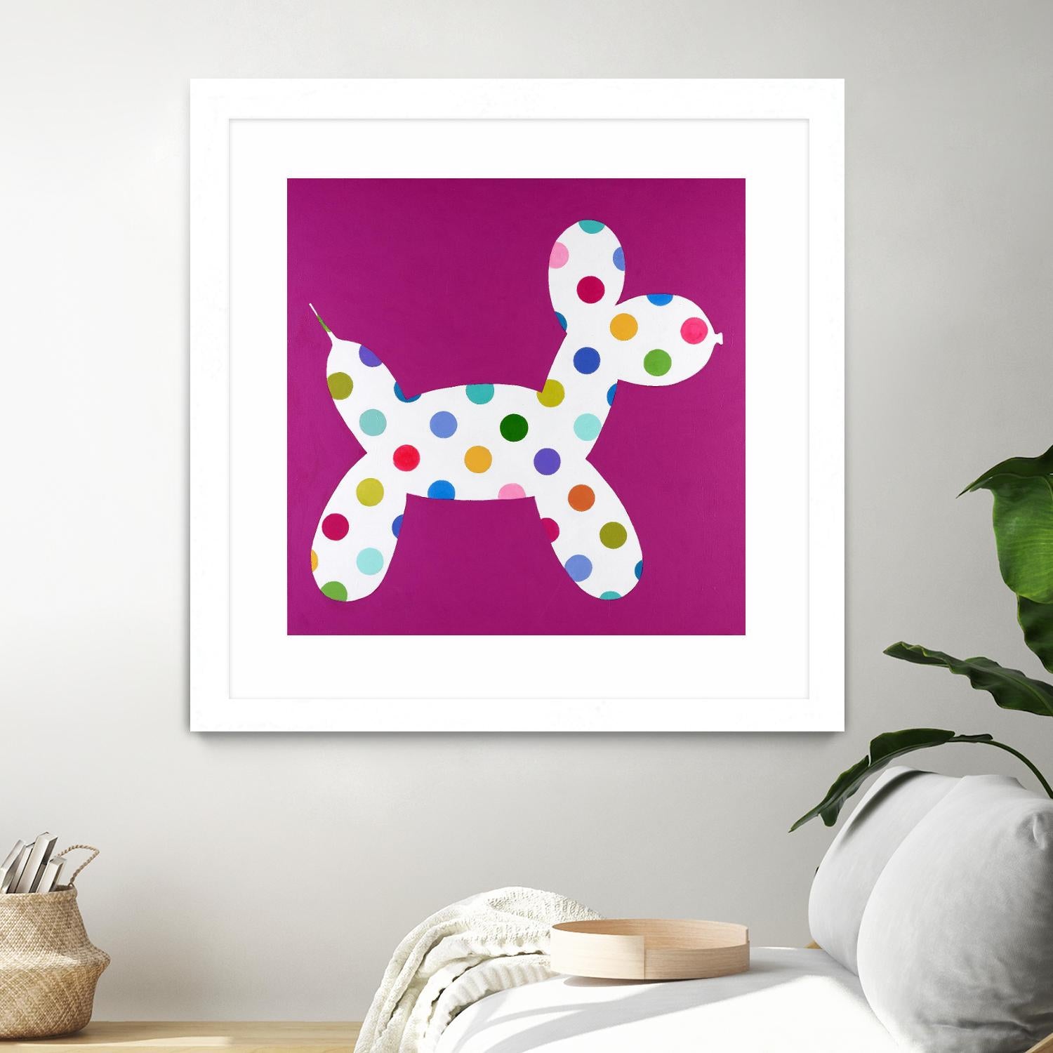 DOTTIE by Marvin on GIANT ART - blue abstract