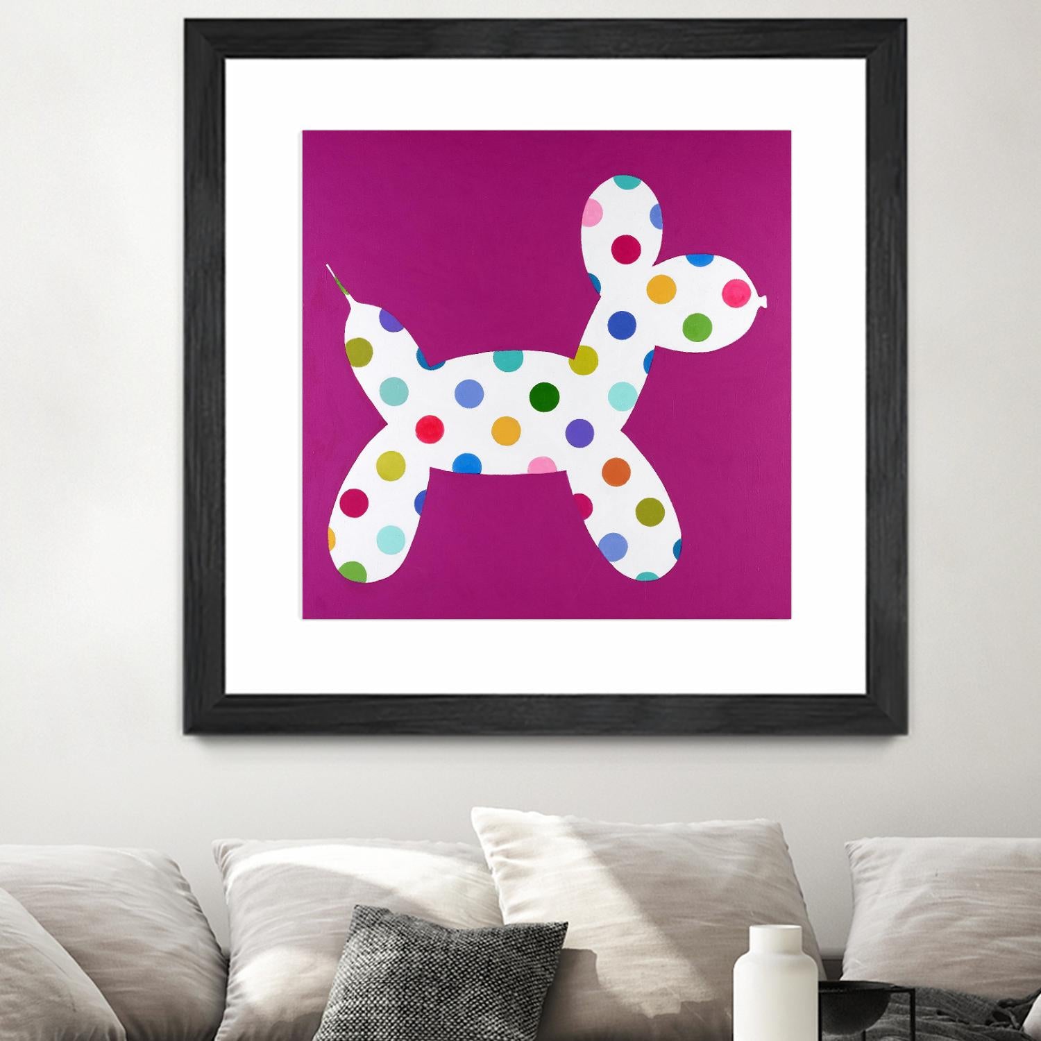 DOTTIE by Marvin on GIANT ART - blue abstract