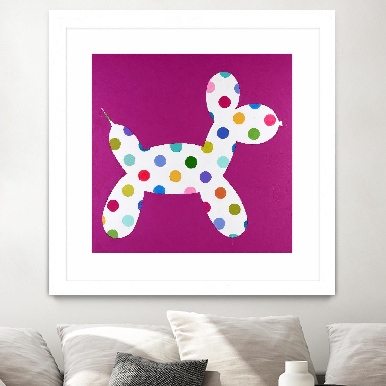DOTTIE by Marvin on GIANT ART - blue abstract