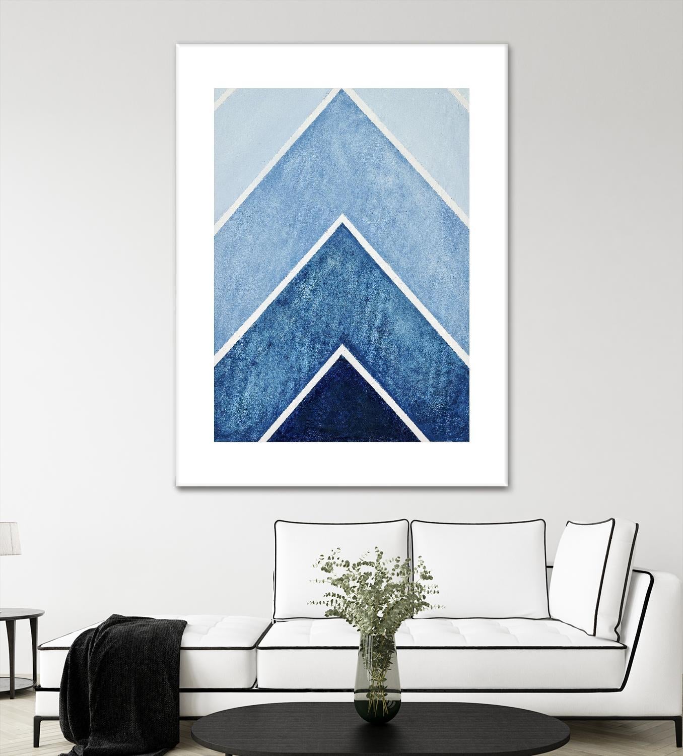 BLUE ALTITUDE by Marvin on GIANT ART - blue abstract