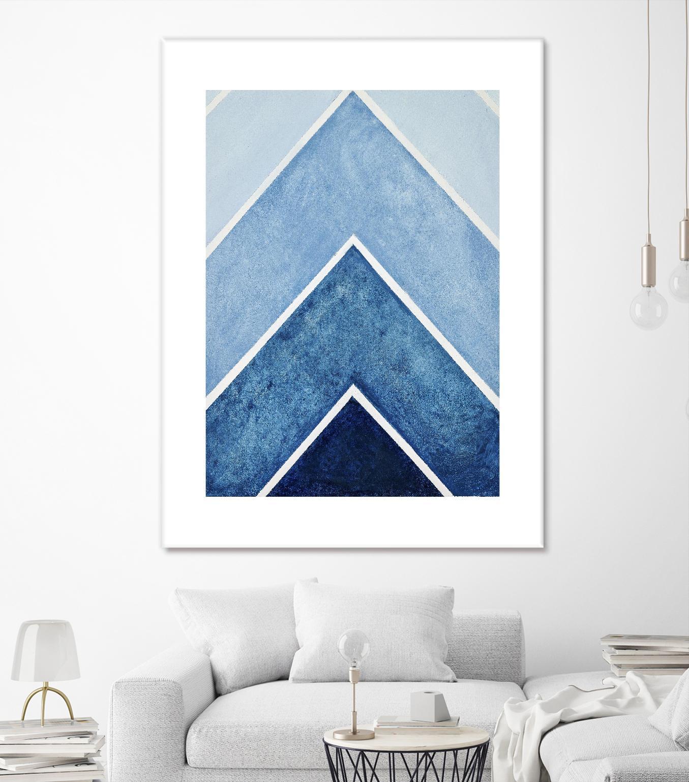 BLUE ALTITUDE by Marvin on GIANT ART - blue abstract