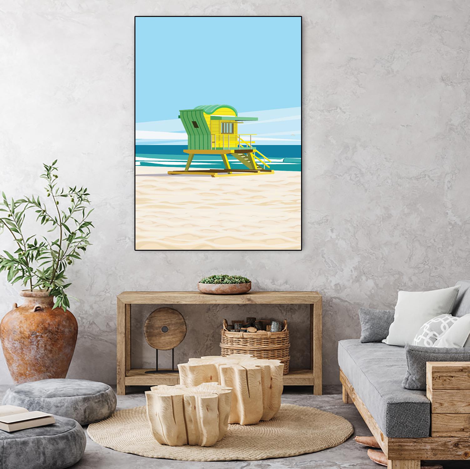 Sunshine Villa by ARTIC FRAME STUDIO on GIANT ART - abstract